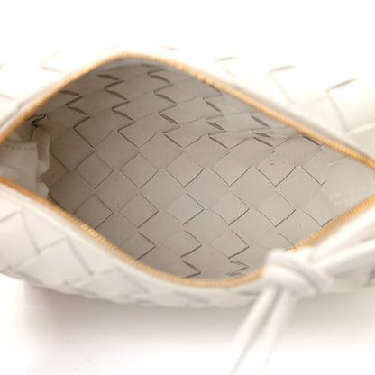 Bottega Veneta Nappa Intrecciato Mini Loop Camera Bag White 5 of 9