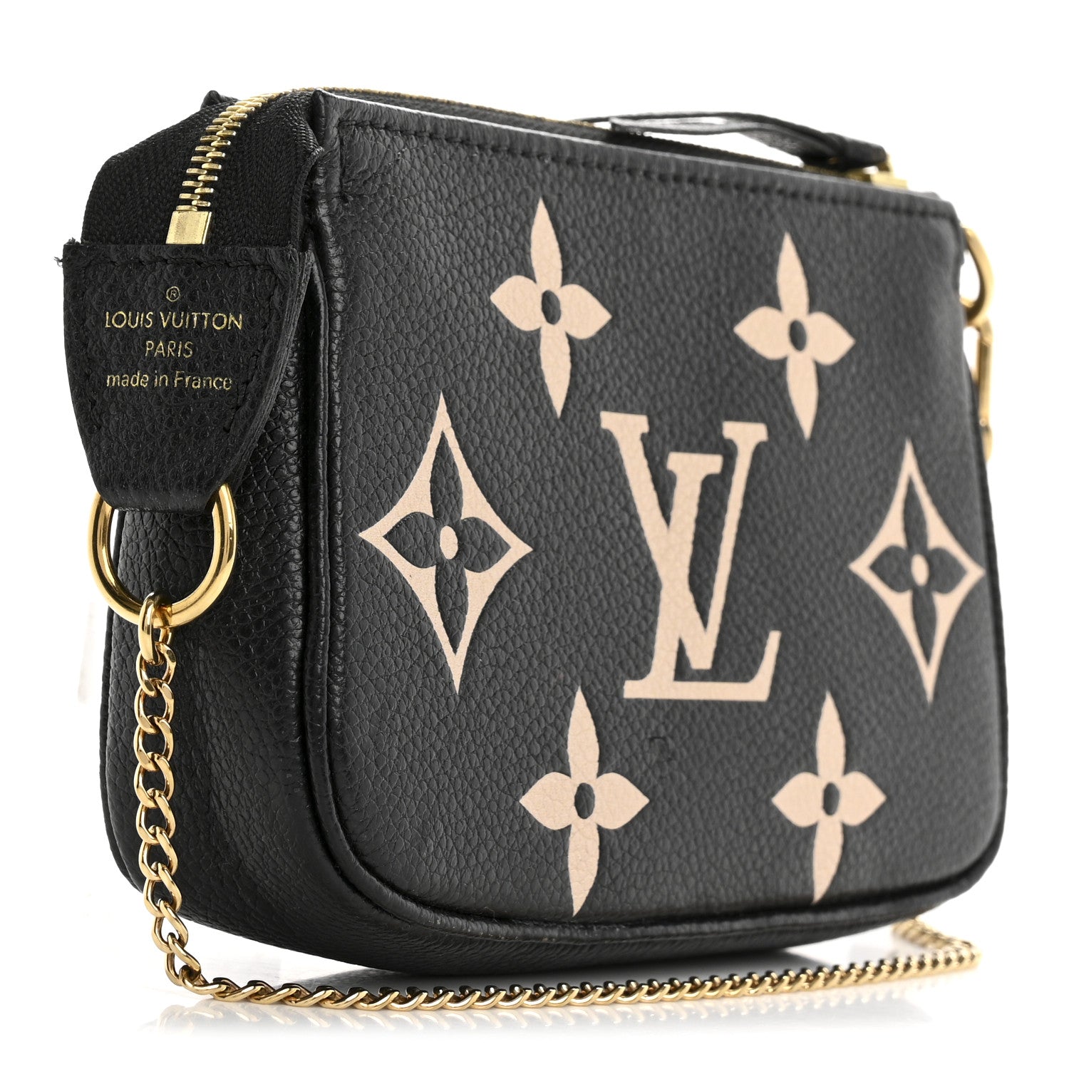 Louis Vuitton Empreinte Monogram Giant Mini Pochette Accessories Black 3 of 9