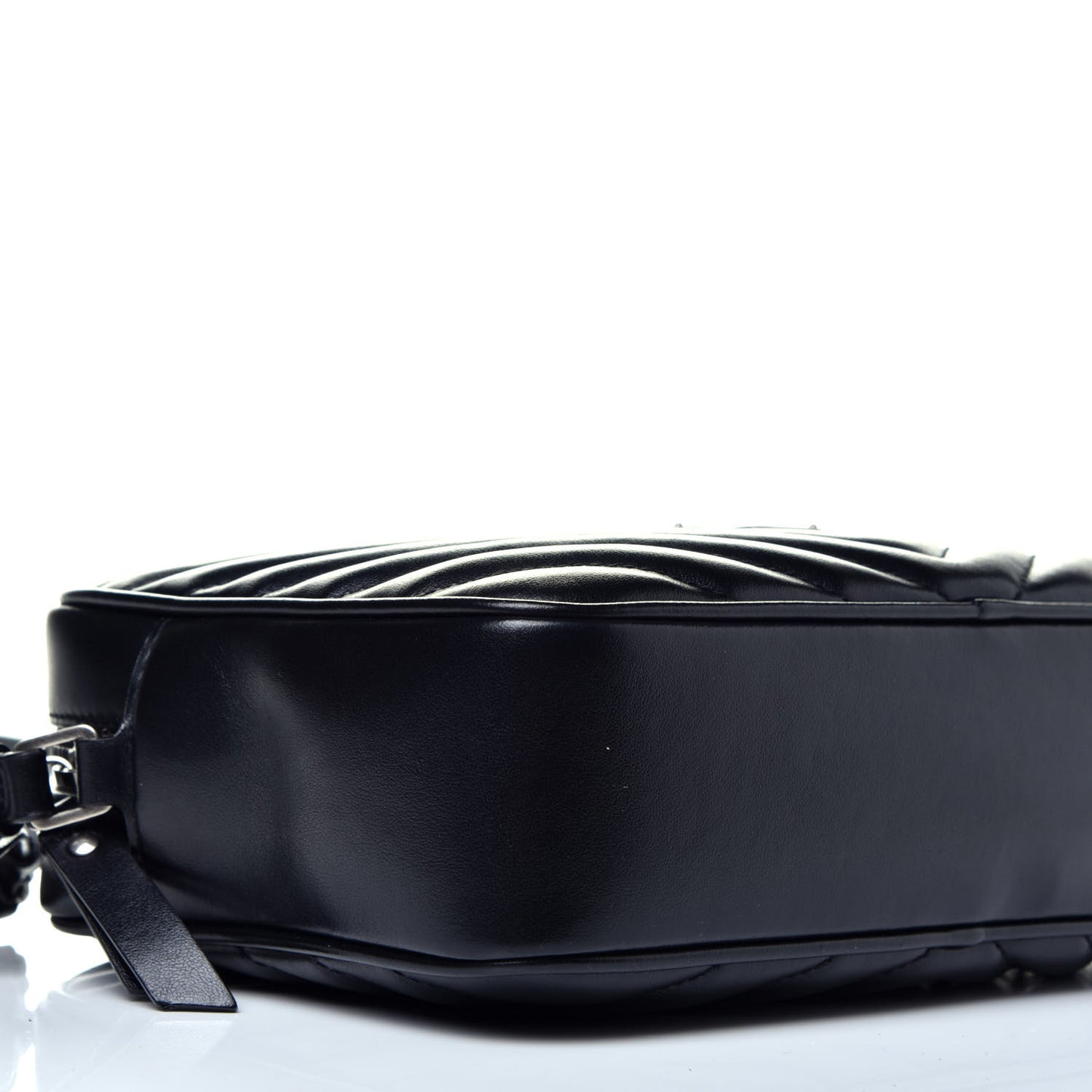 Calfskin Matelasse Monogram Lou Camera Bag Black