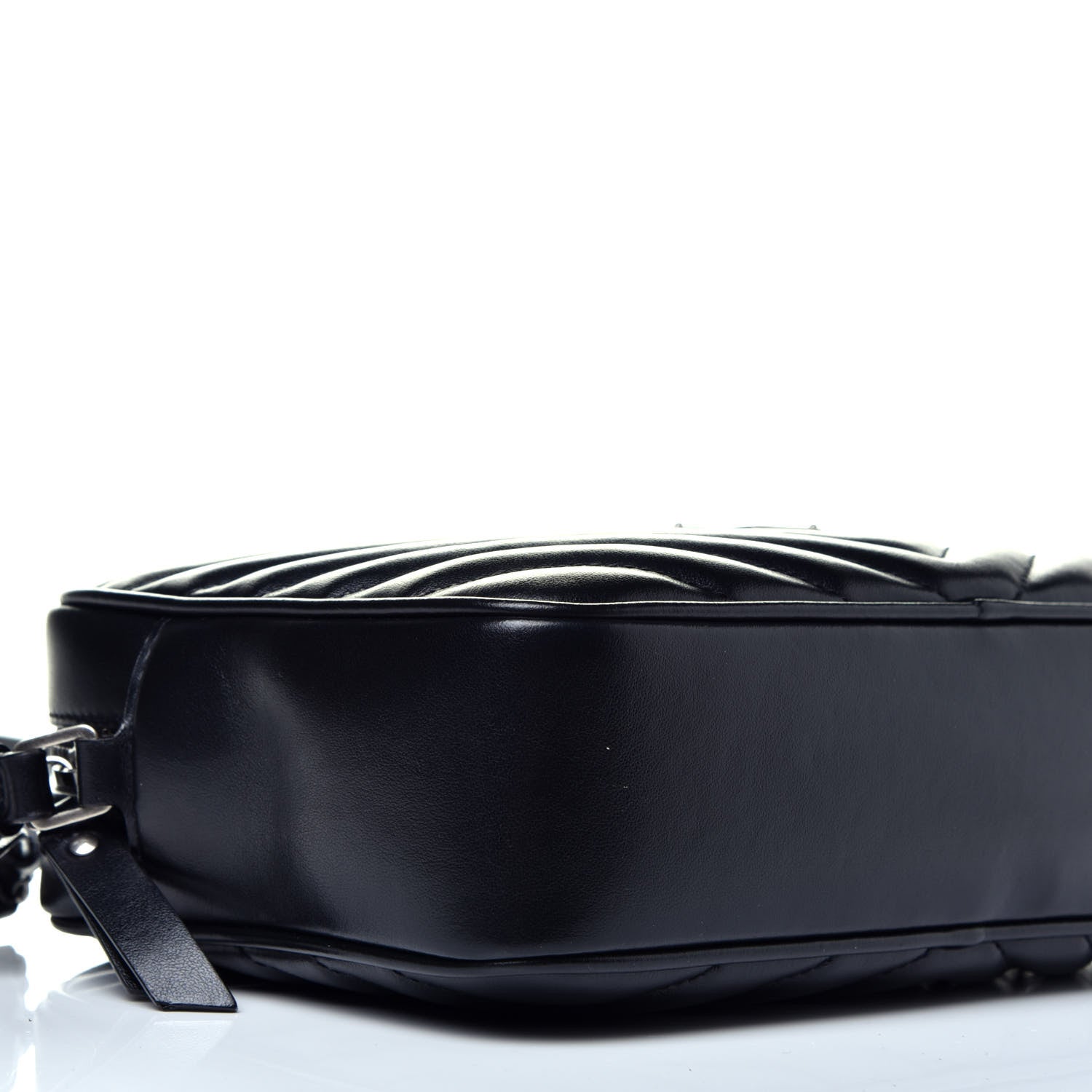 Saint Laurent Calfskin Matelasse Monogram Lou Camera Bag Black 8 of 9