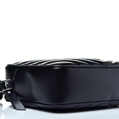 Saint Laurent Calfskin Matelasse Monogram Lou Camera Bag Black 8 of 9