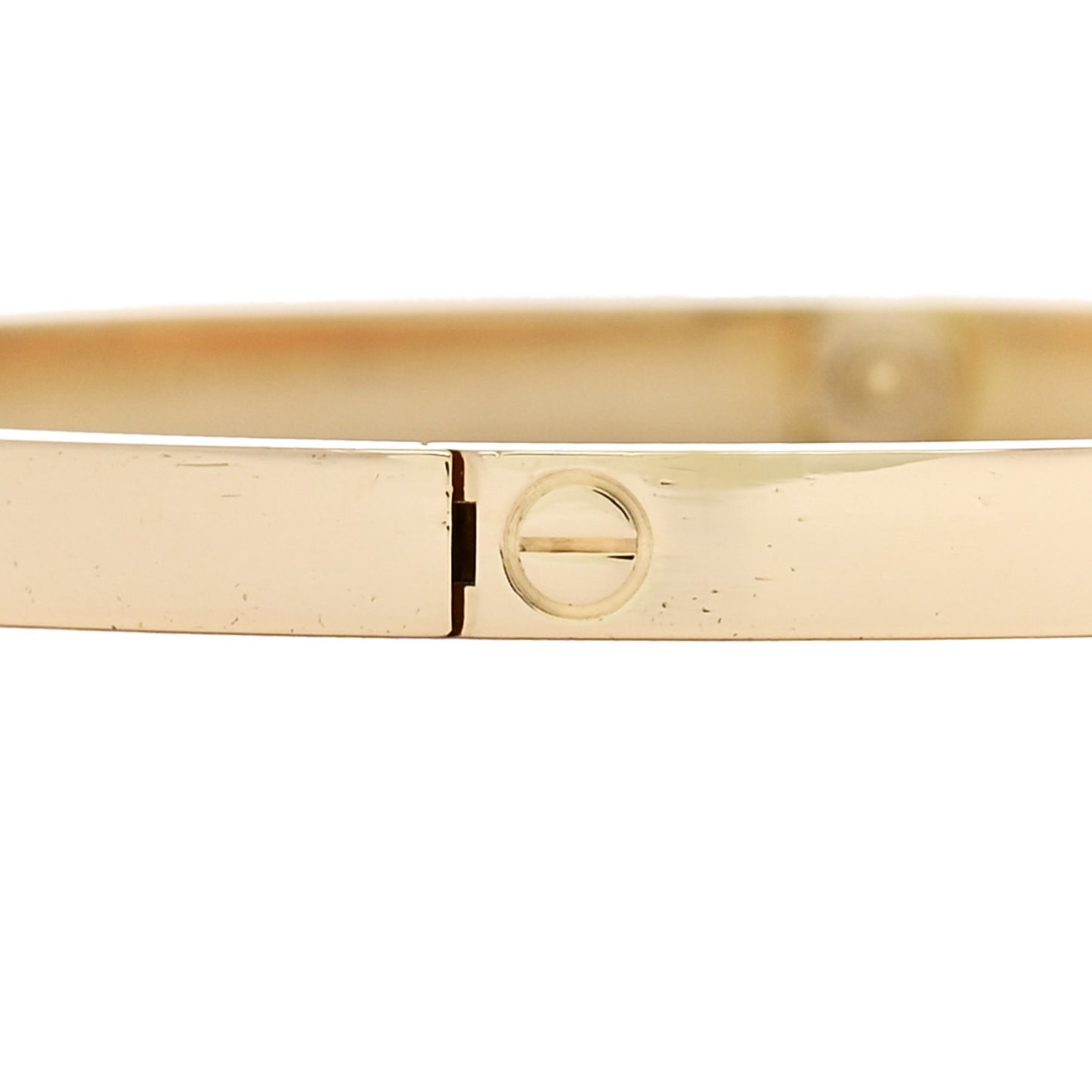 18K Yellow Gold Small LOVE Bracelet 17