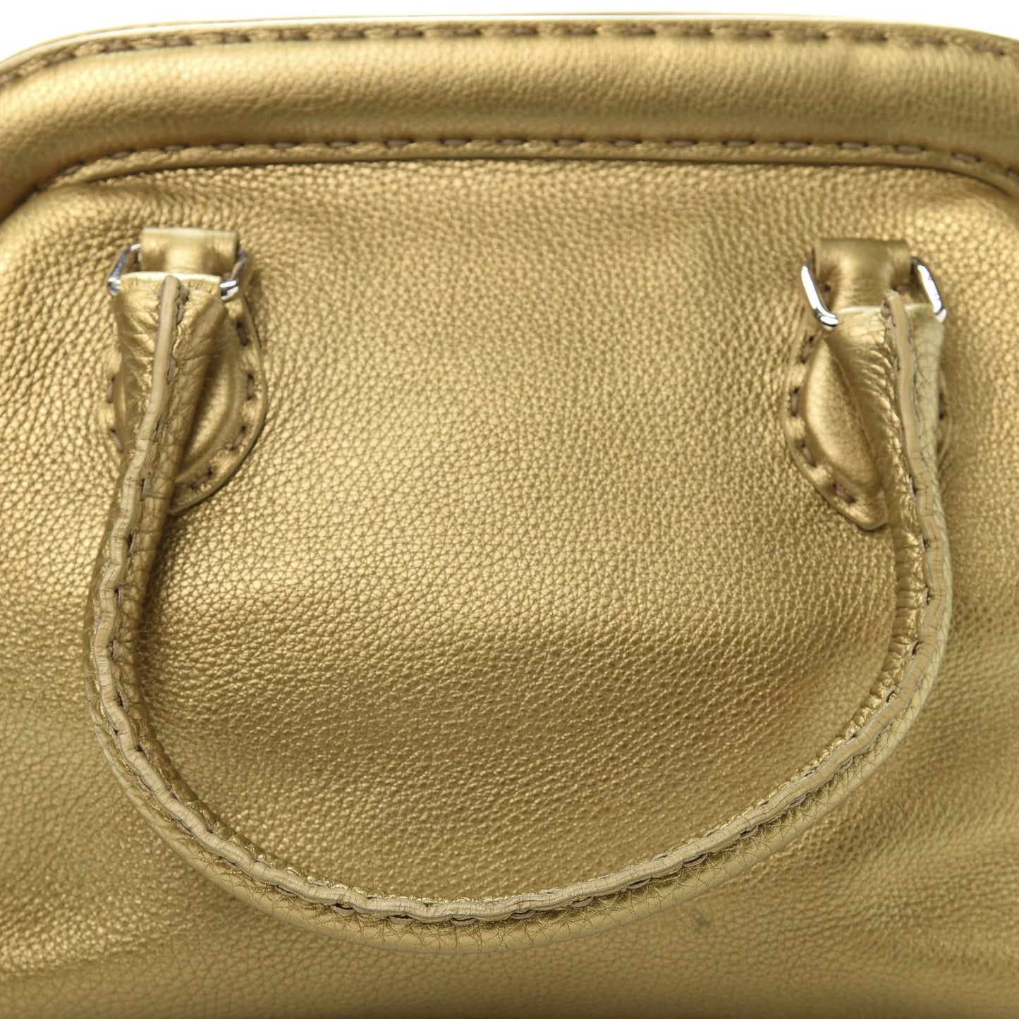 Cuoio Romano Selleria Adele 1328 Bag Oro Metallizzo