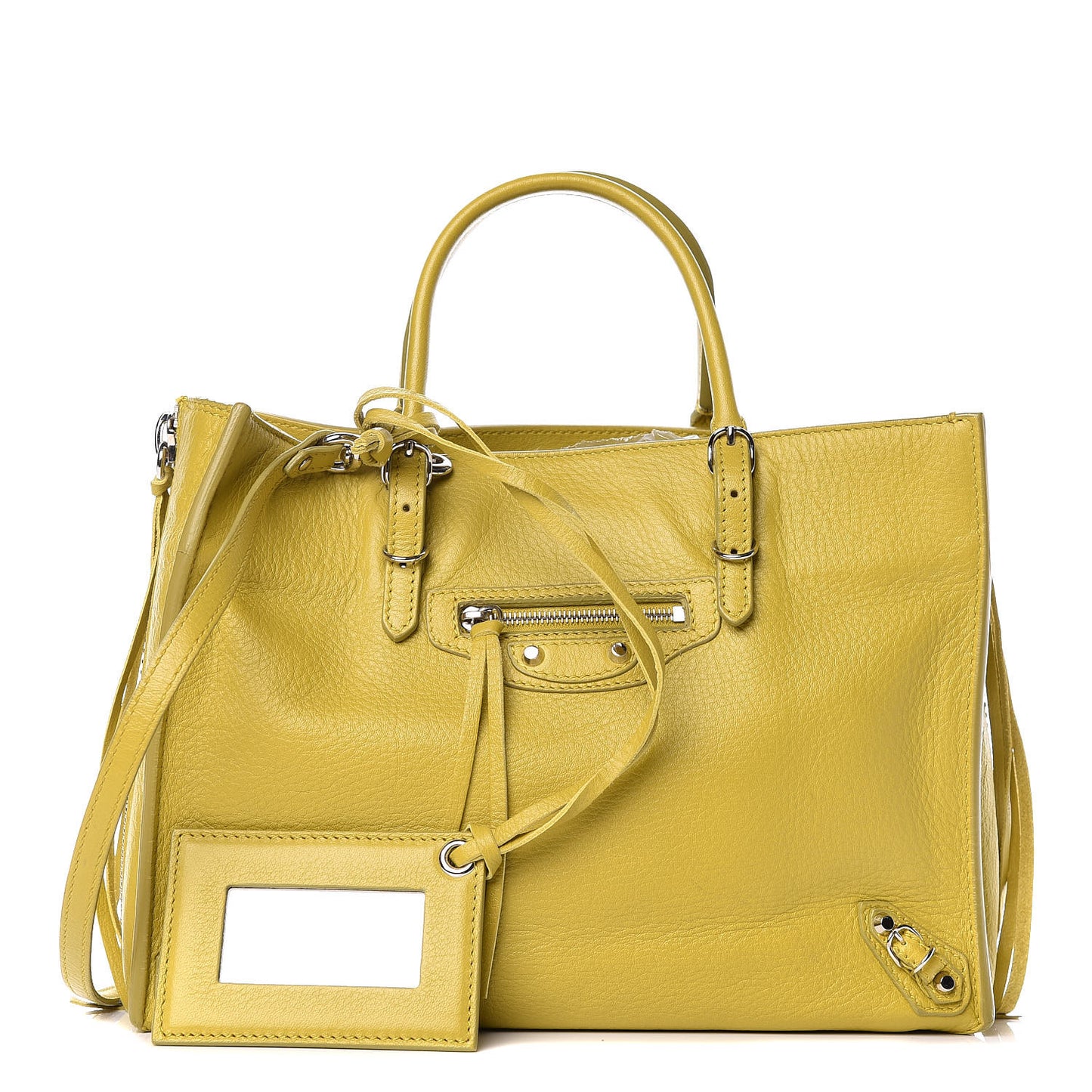 Calfskin Papier Mini A4 Jaune Citronnade