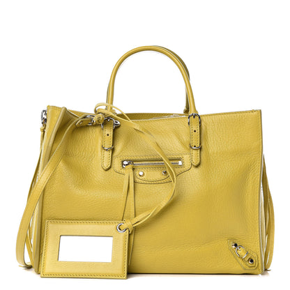Balenciaga Calfskin Papier Mini A4 Jaune Citronnade 1 of 12