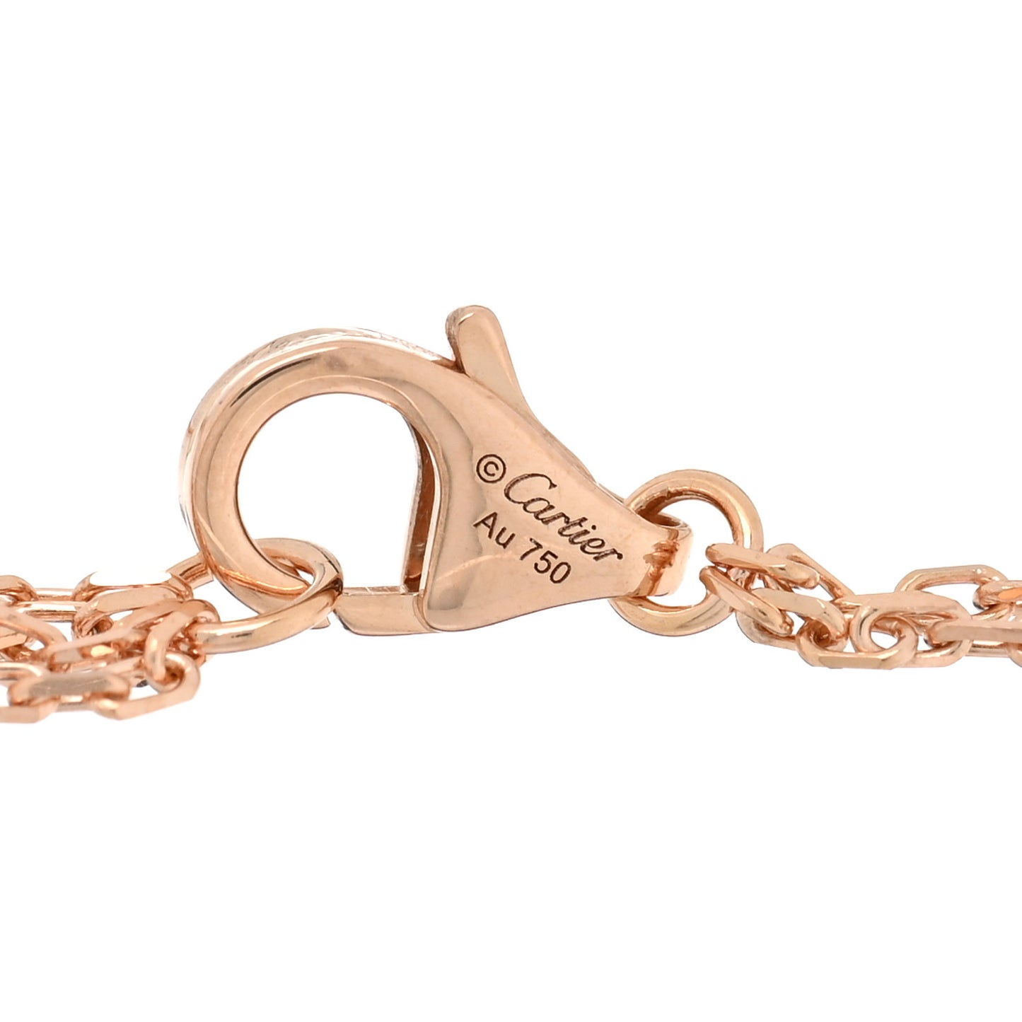 18K Pink Gold Diamond LOVE Bracelet