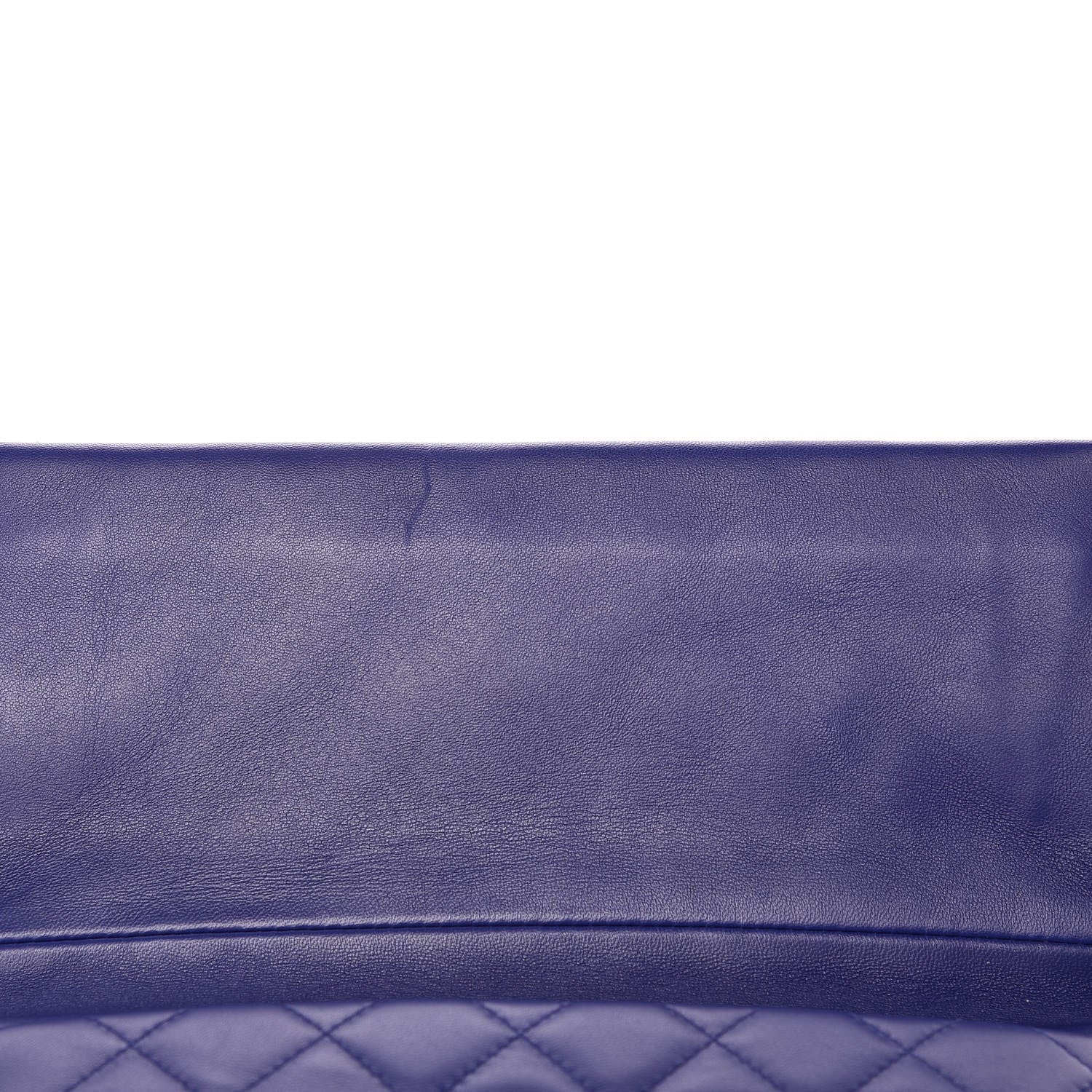 Chanel Lambskin Quilted CC Beauty Clutch Blue 9 of 13