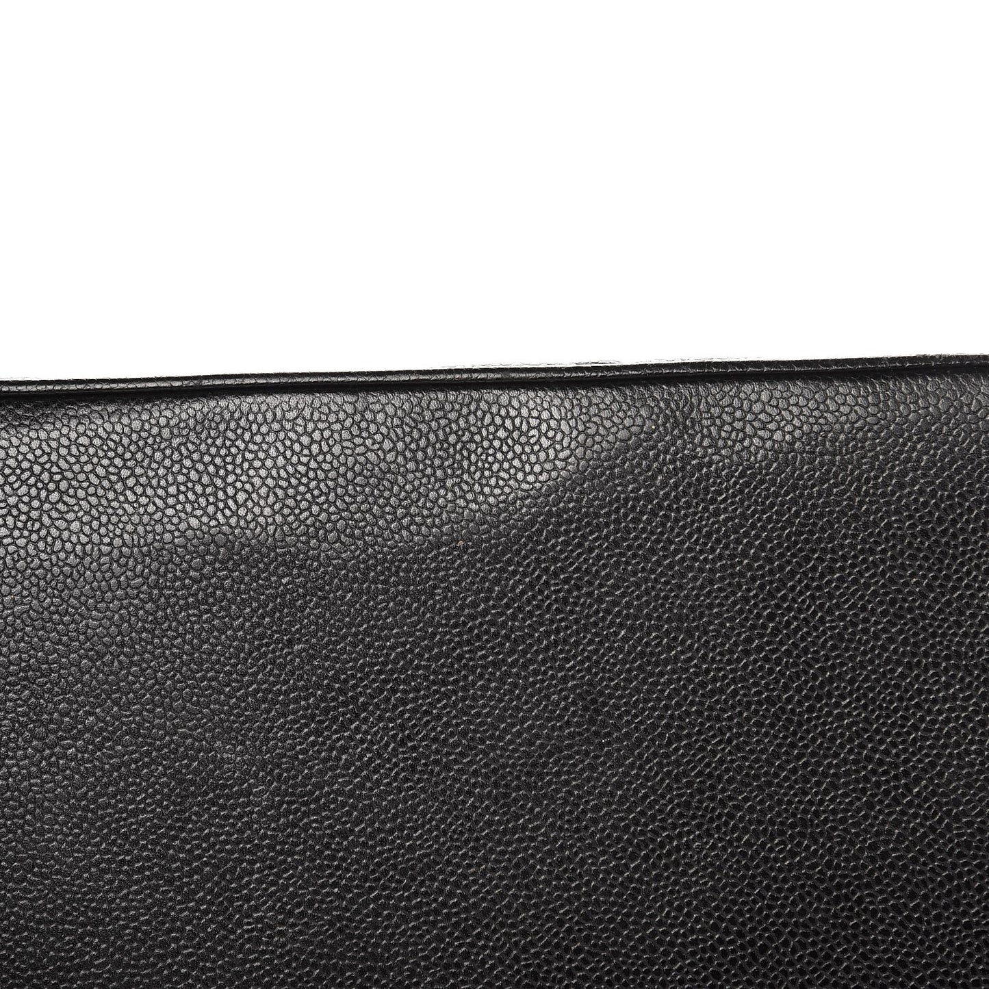 Caviar Quilted Medallion Tote Black