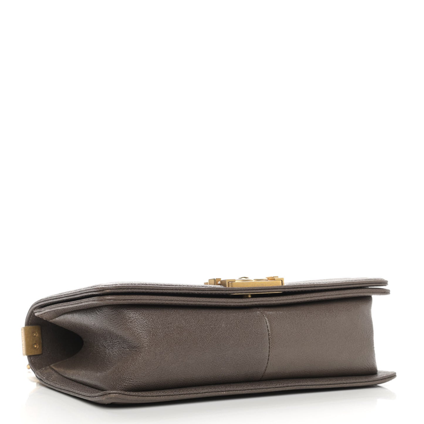 Caviar Quilted Medium Boy Flap Khaki