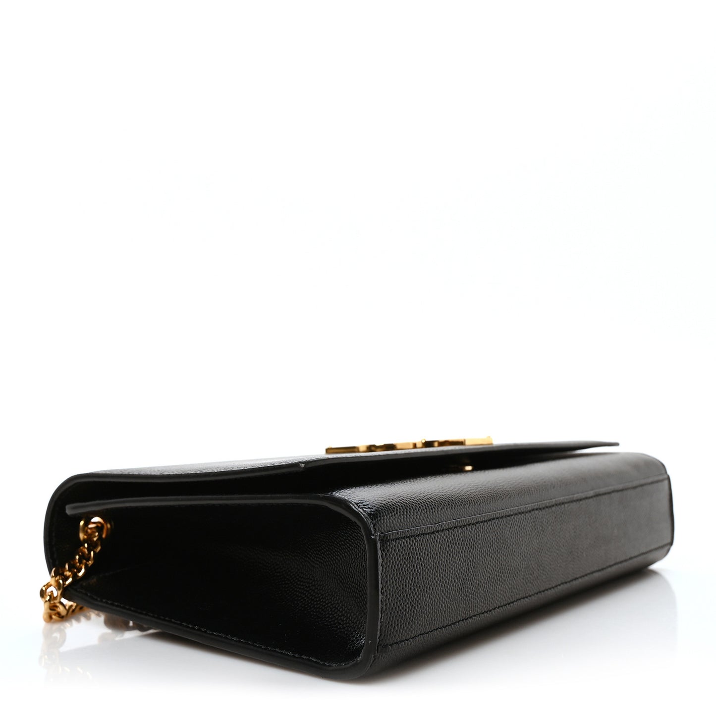 Grain De Poudre Medium Classic Monogram Kate Satchel Black