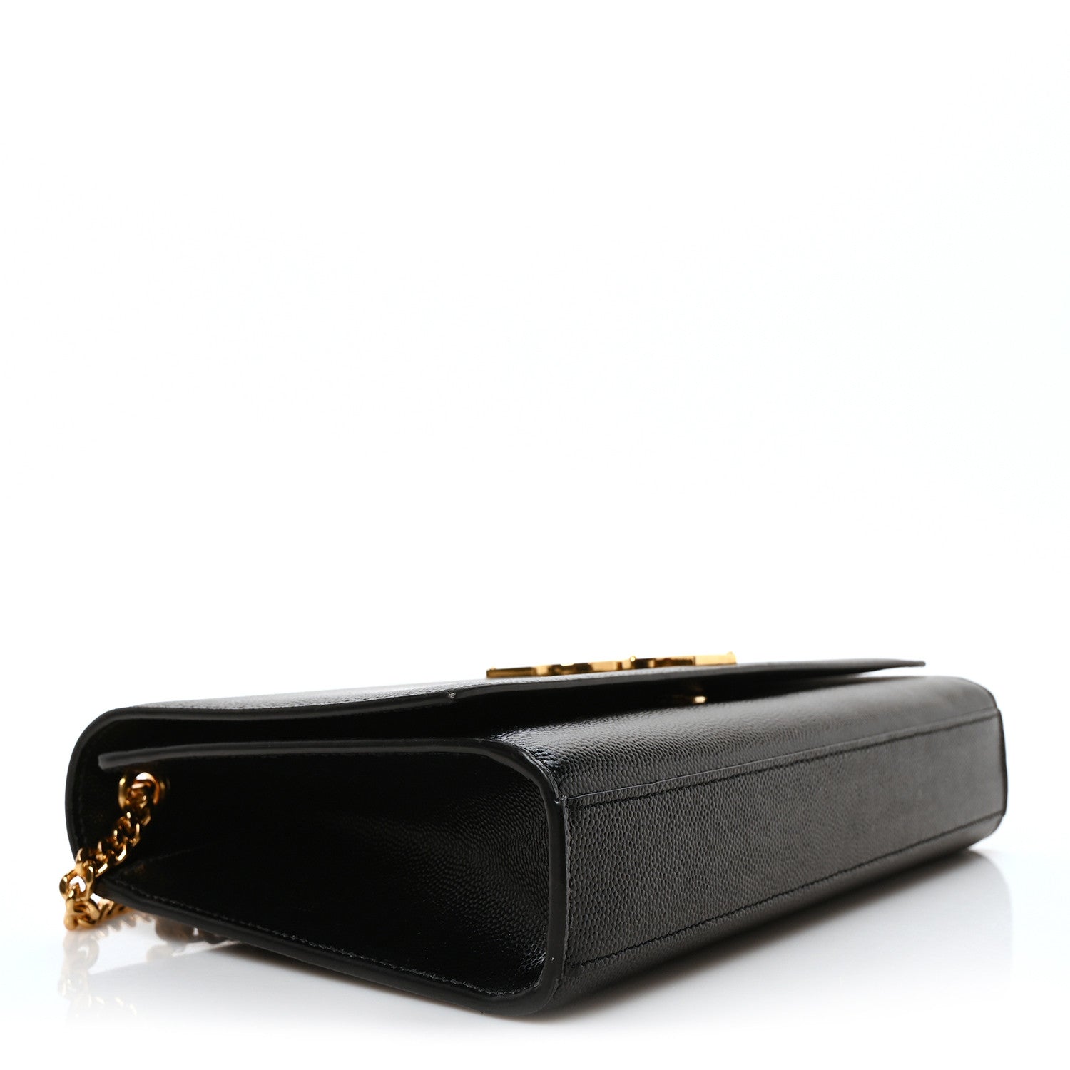 Saint Laurent Grain De Poudre Medium Classic Monogram Kate Satchel Black 4 of 10