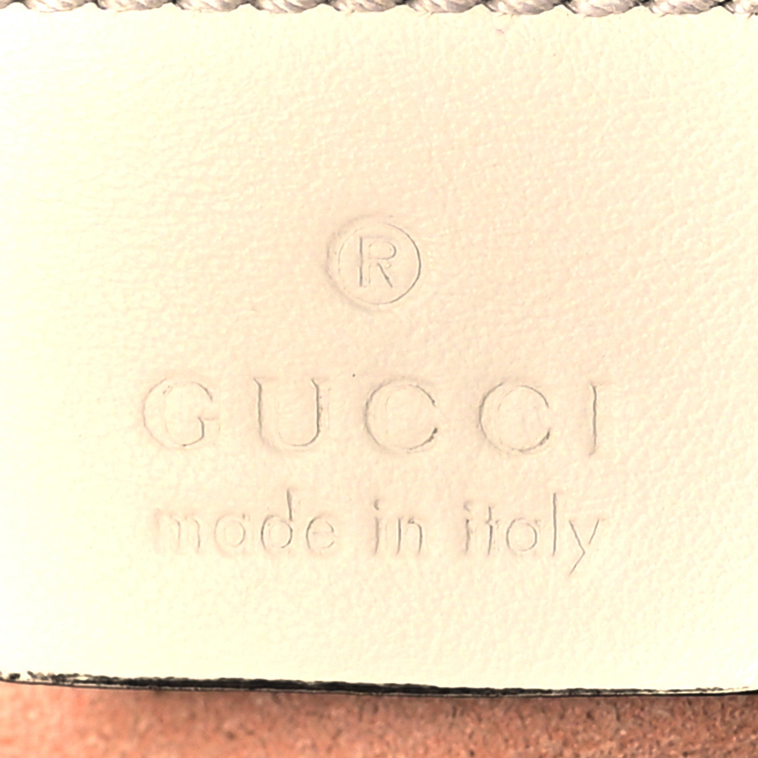 Gucci Calfskin Matelasse Small GG Marmont Shoulder Bag White 6 of 10