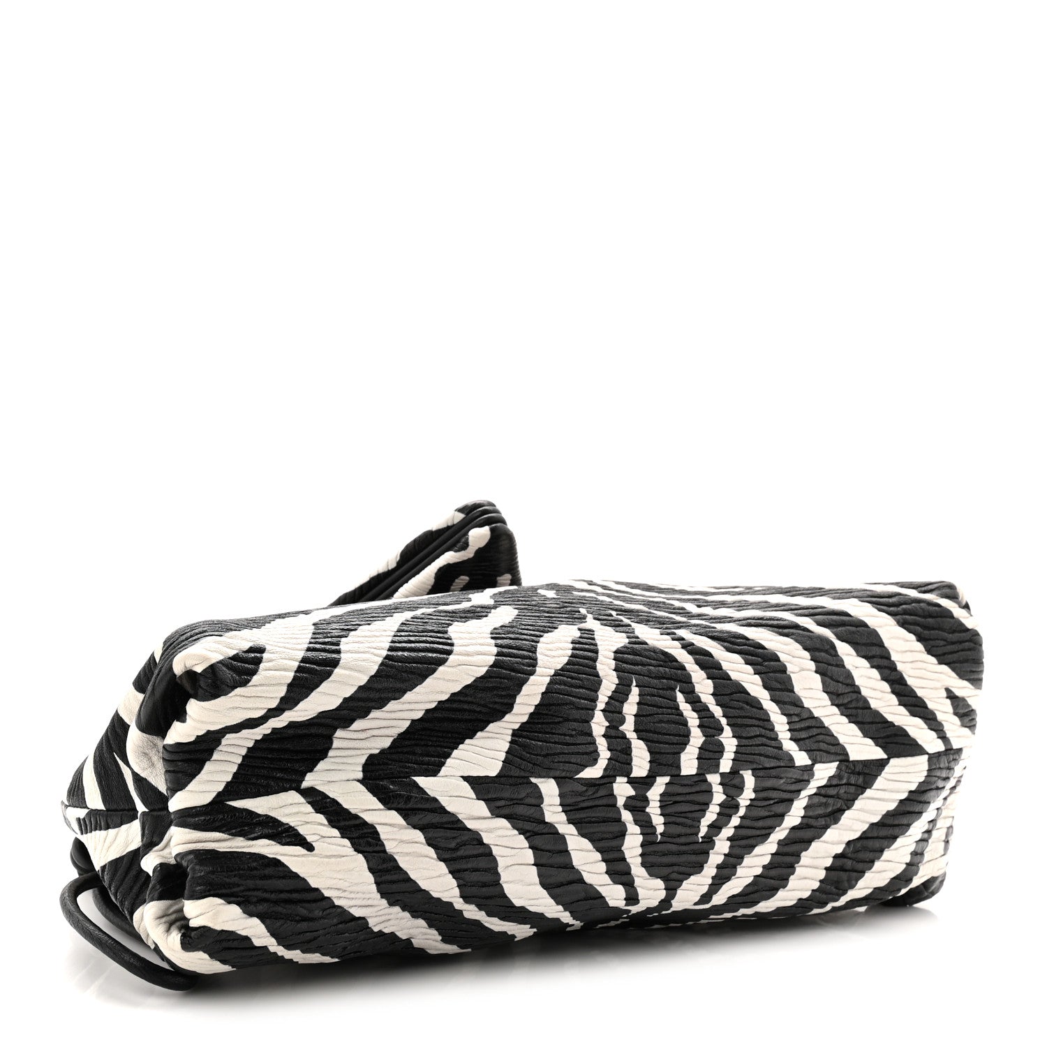 Bottega Veneta Nappa BV Trine Clutch Zebra 1828349 – FASHIONPHILE