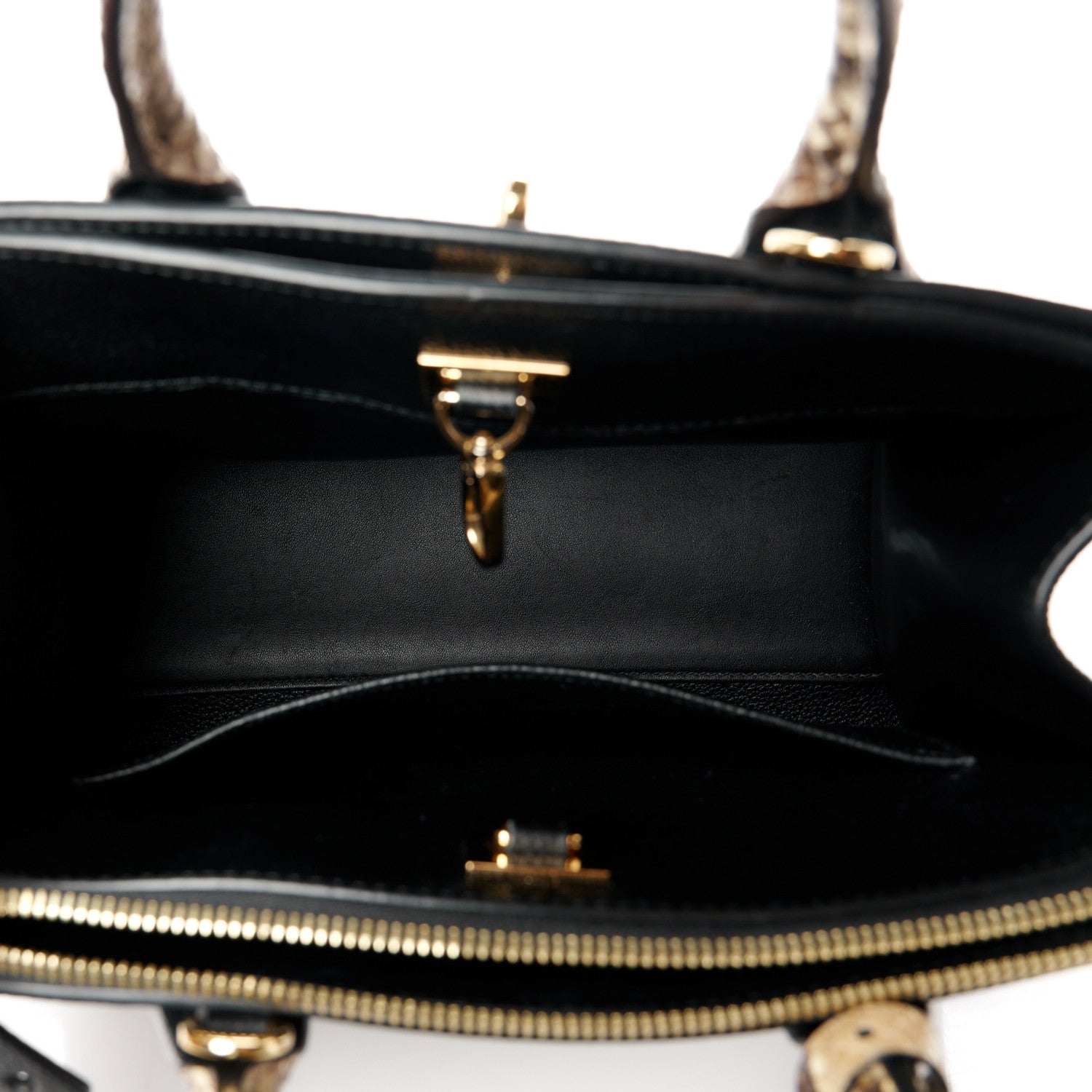 Louis Vuitton Taurillon Snakeskin City Steamer PM Black 5 of 13