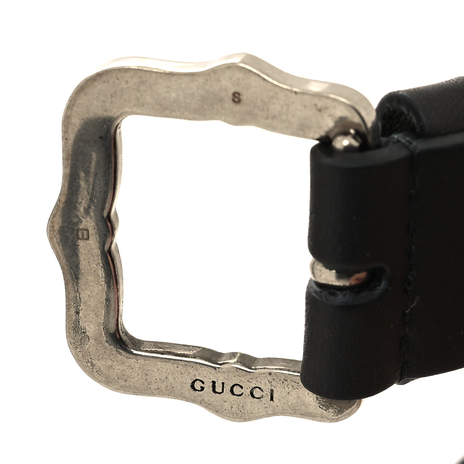 Gucci Calfskin Feline Heads Bracelet Black 4 of 5