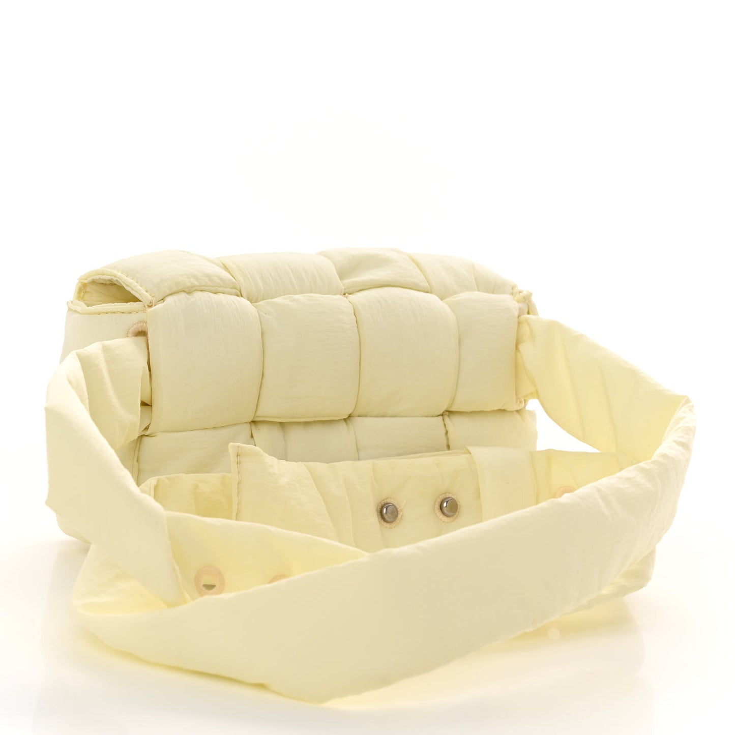 Nylon Intrecciato Padded Tech Mini Cassette Belt Bag Zest Washed