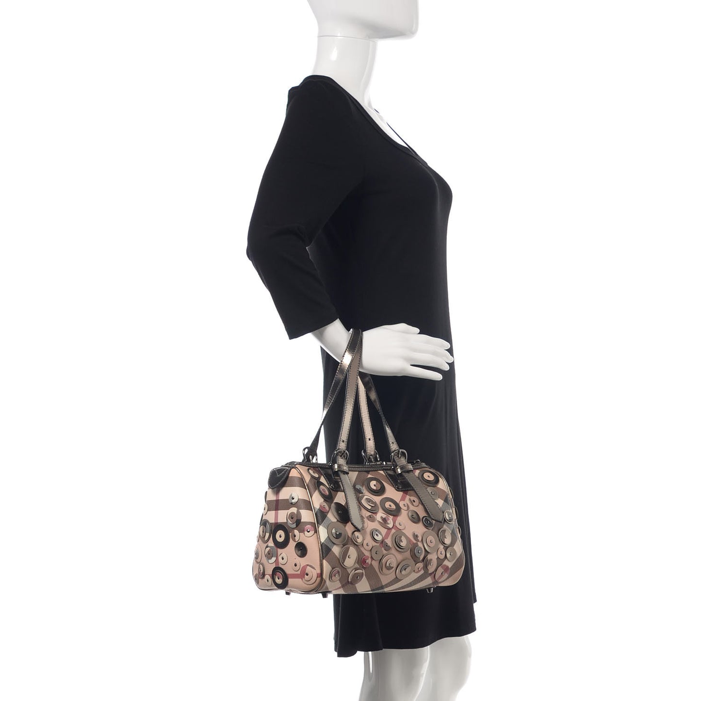 Supernova Check Embellished Bowler