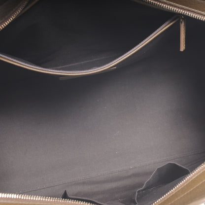 Saint Laurent Perforated Leather Large Cabas Chyc Metallic Bronze 5 of 8