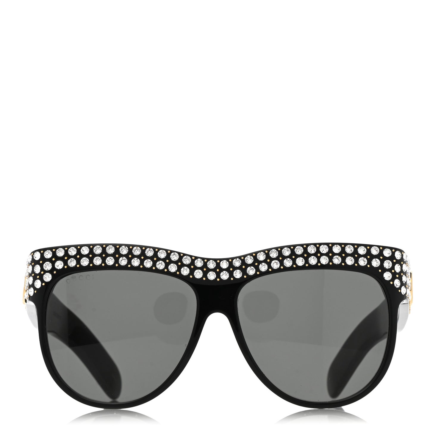 Acetate Crystal Sunglasses GG0147S Black