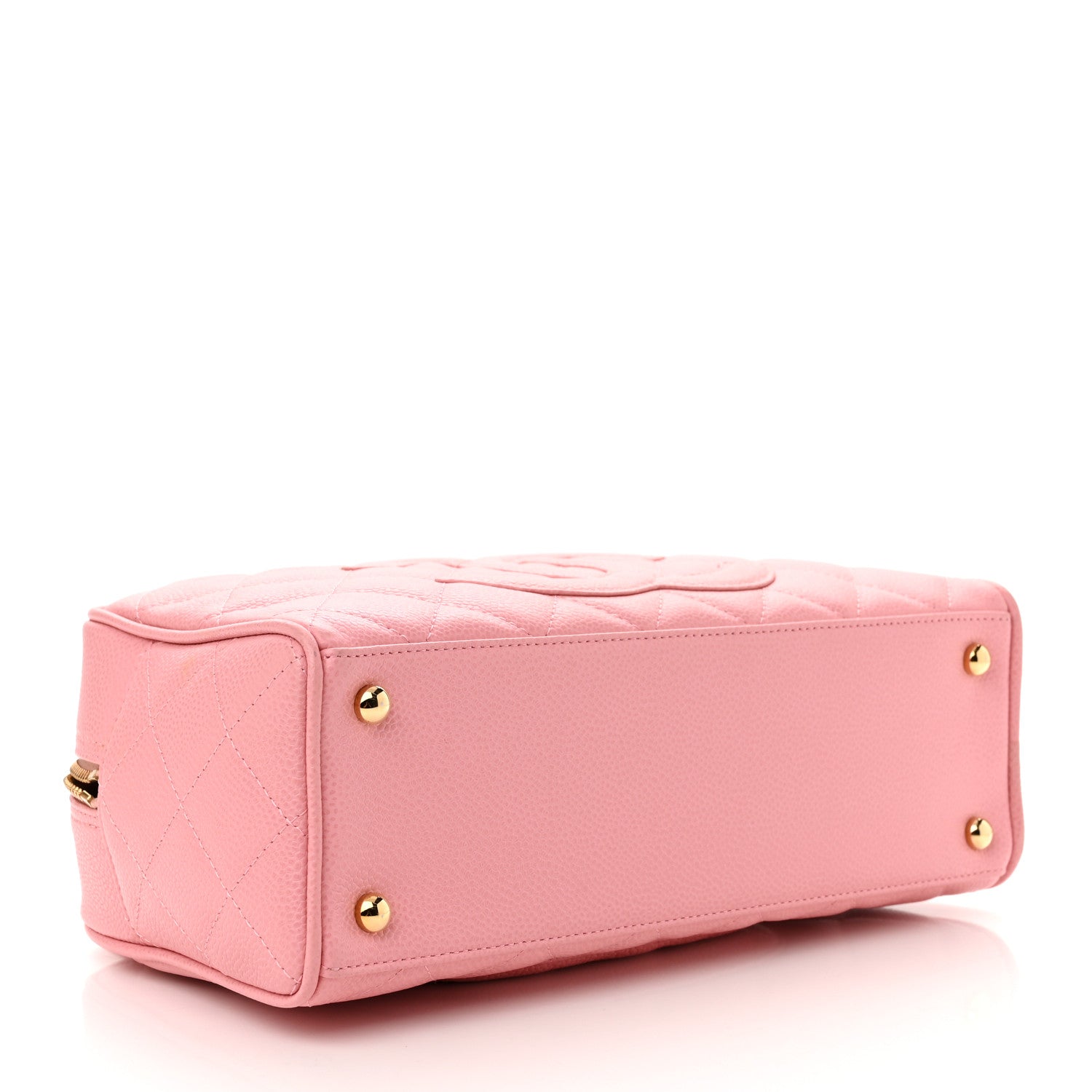 Chanel Caviar Quilted Small Bowler Pink 4 of 15