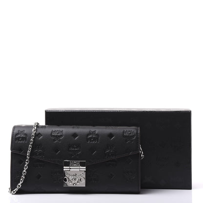 MCM Calfskin Ottomar Large Patricia Wallet On Chain Black 10 of 10