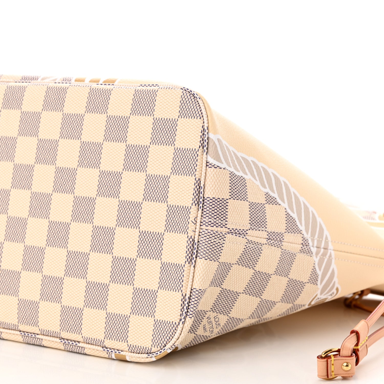 Louis Vuitton Damier Azur Nautical Neverfull MM 10 of 10