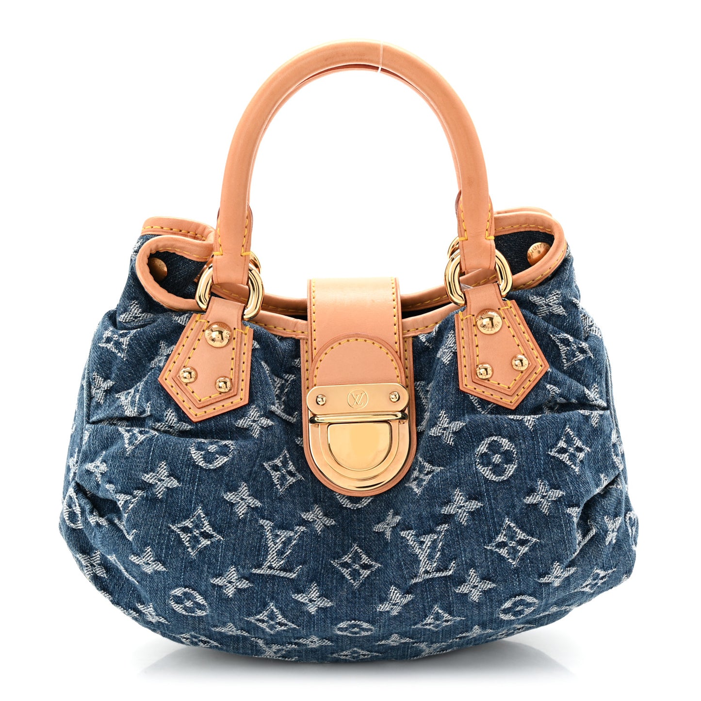 Monogram Denim Pleaty Blue