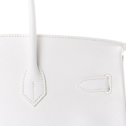 Hermes Epsom Birkin 35 White White 10 of 32