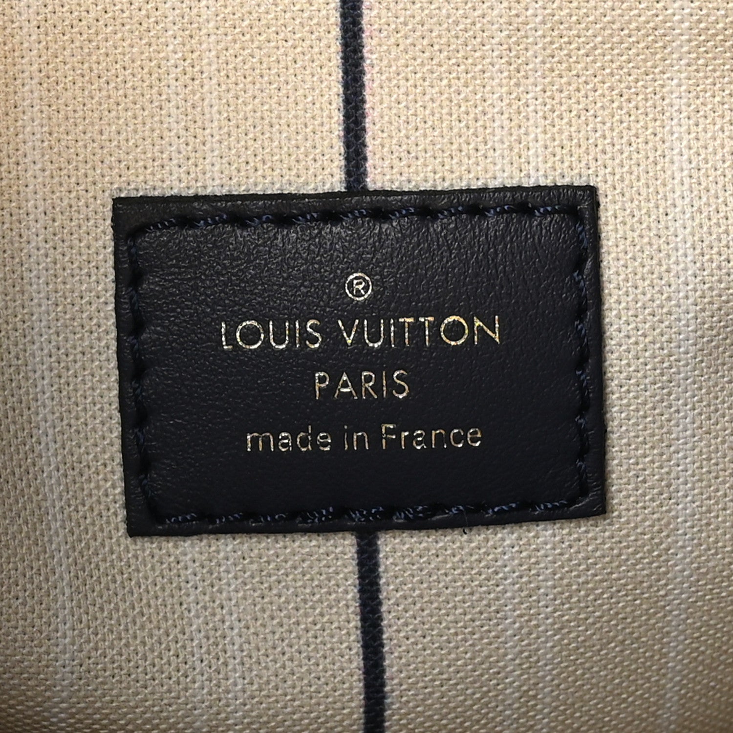 Louis Vuitton Canvas Calfskin Monogram On My Side PM Navy Blue 6 of 9