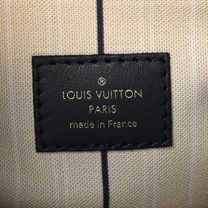 Louis Vuitton Canvas Calfskin Monogram On My Side PM Navy Blue 6 of 9
