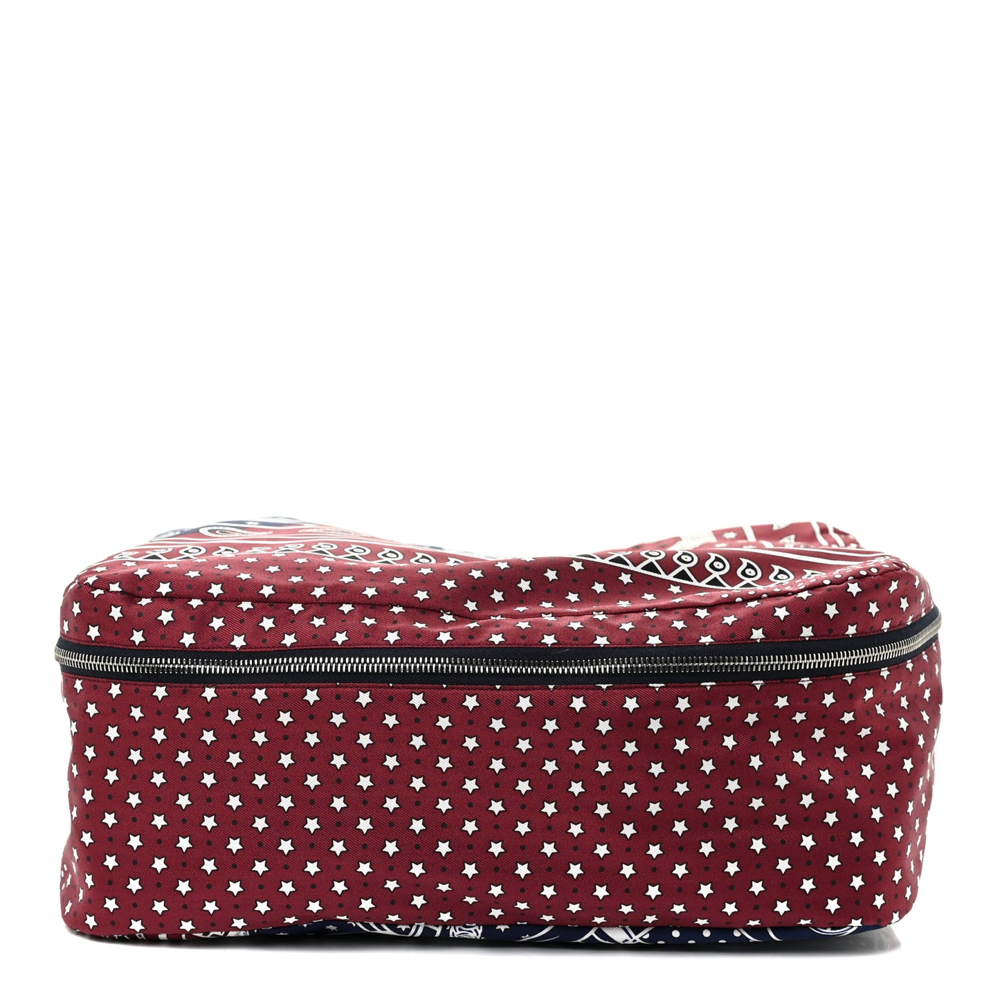 Silk Eperon d'Or Bandana Travelsilk PM Cube Bordeaux Bleu Marine