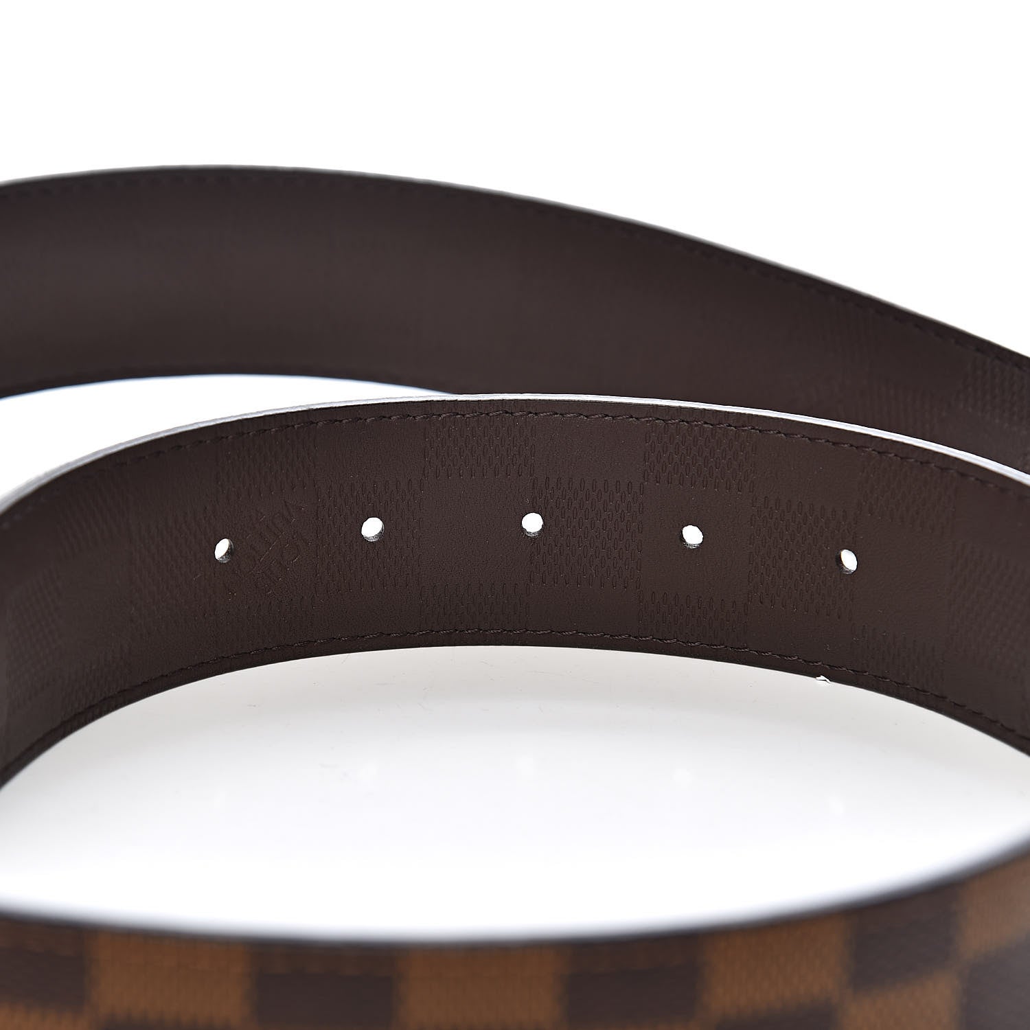 Louis Vuitton Damier Ebene 40mm Reversible Belt 95 38 6 of 7
