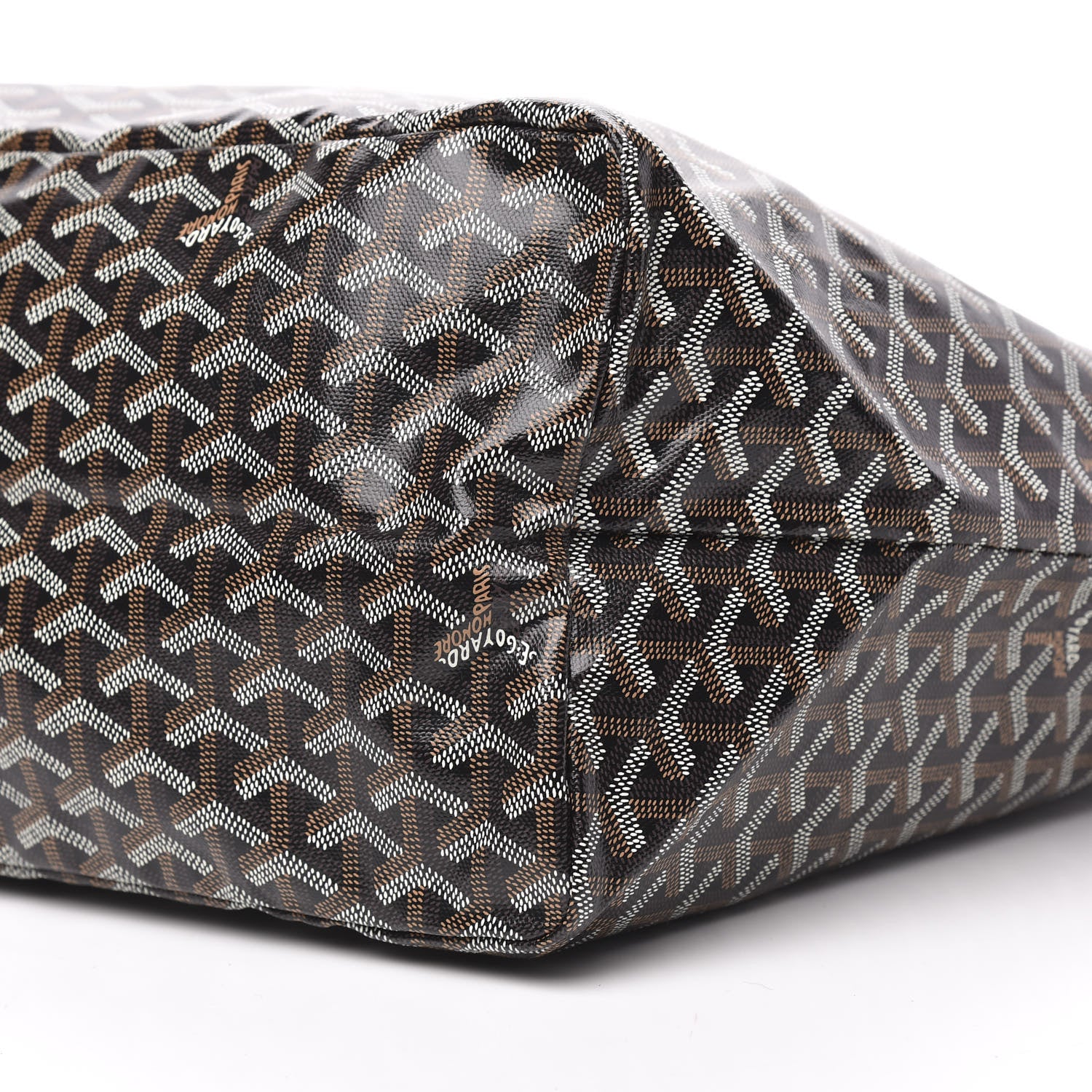 Goyard Goyardine Saint Louis GM Black Gold 10 of 10