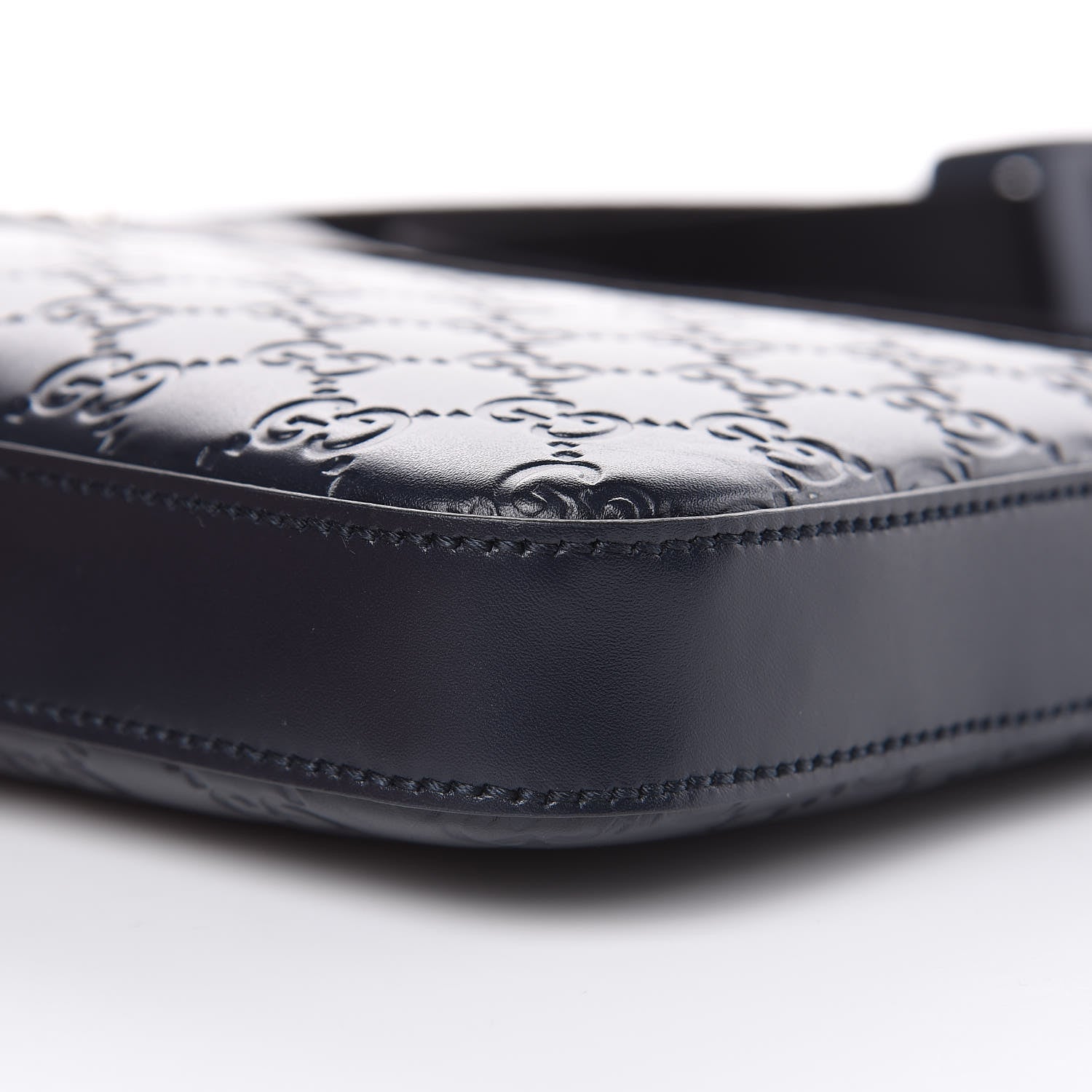 Gucci Guccissima Signature Small Messenger Bag Blue 10 of 10