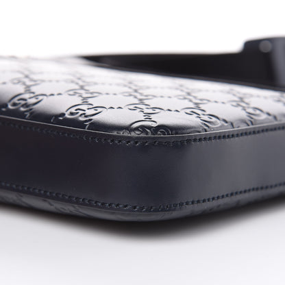 Gucci Guccissima Signature Small Messenger Bag Blue 10 of 10