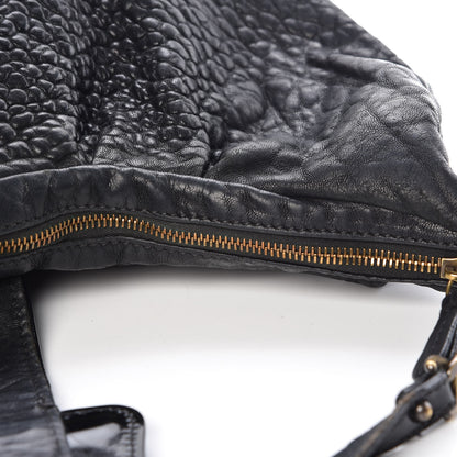 Fendi Nappa Patent B Buckle Hobo Black 14 of 23