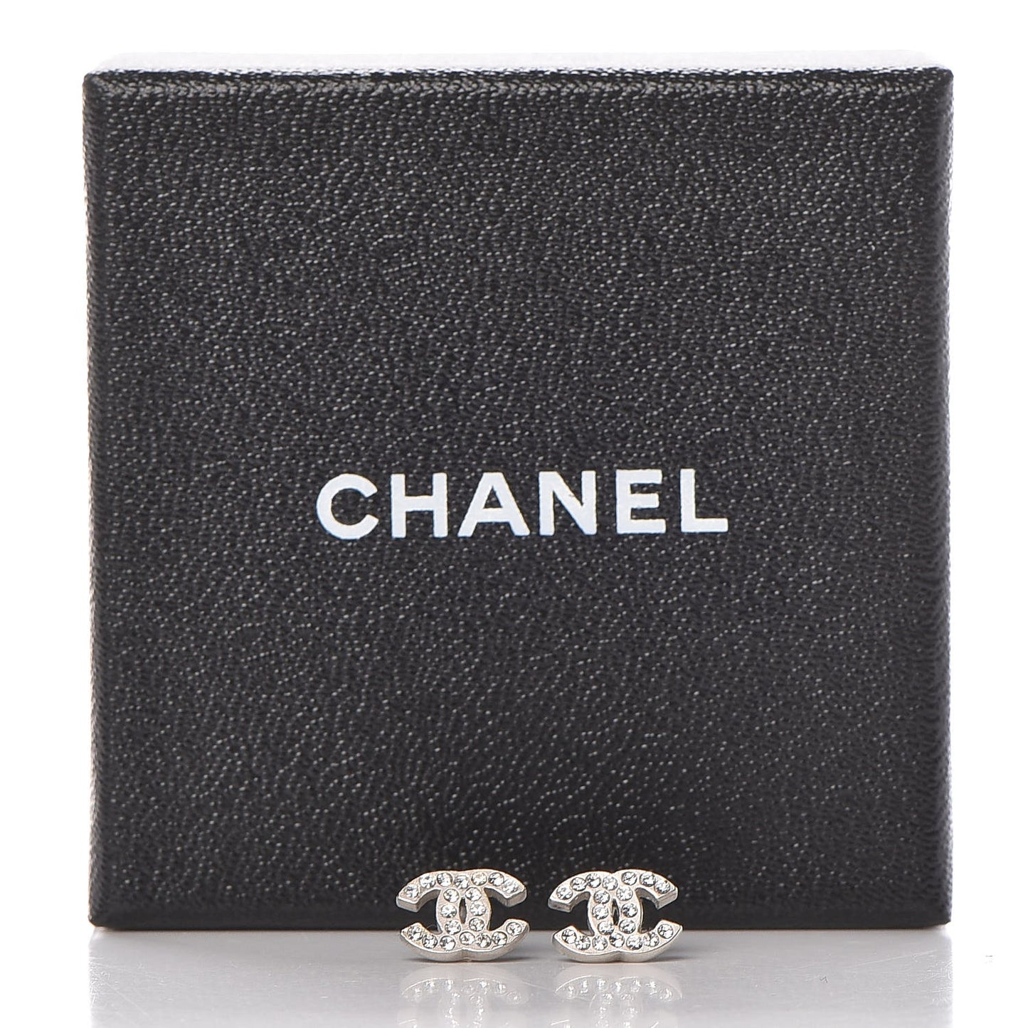Crystal Mini Timeless CC Earrings Silver