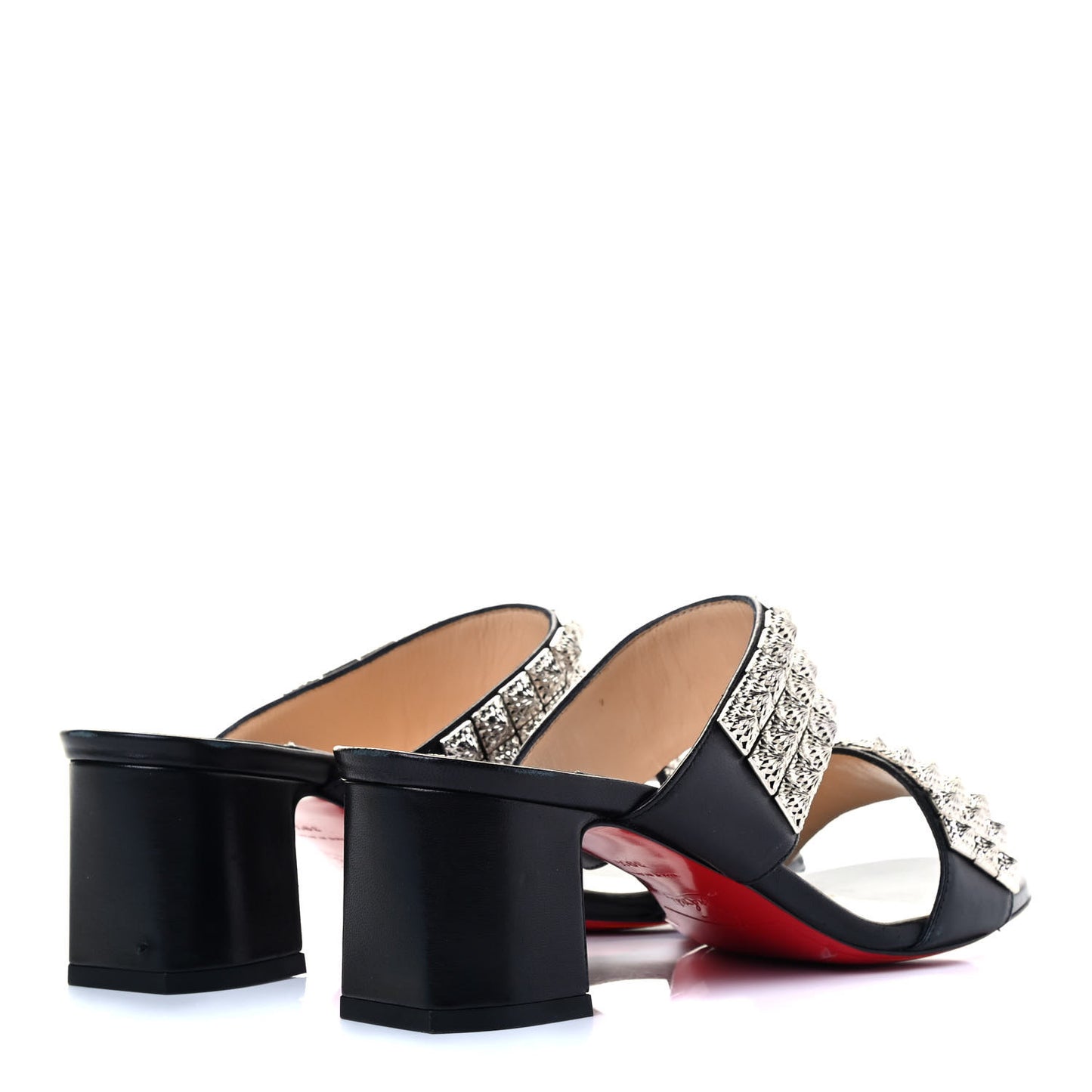 Nappa Myriadiam 55 Slide Sandals 39.5 Black