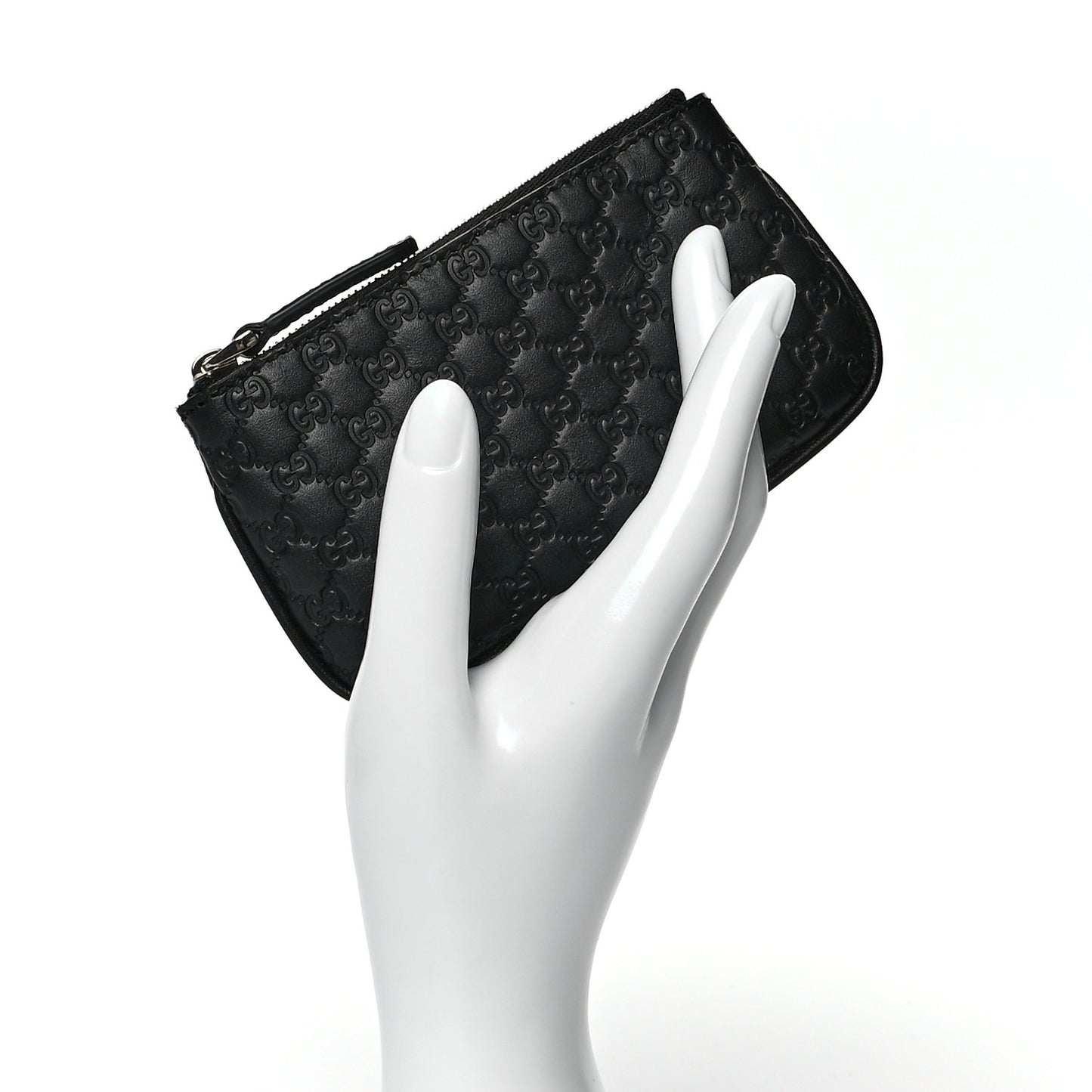 Microguccissima Key Ring Coin Case Black