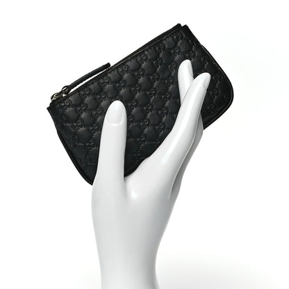 Gucci Microguccissima Key Ring Coin Case Black 2 of 8