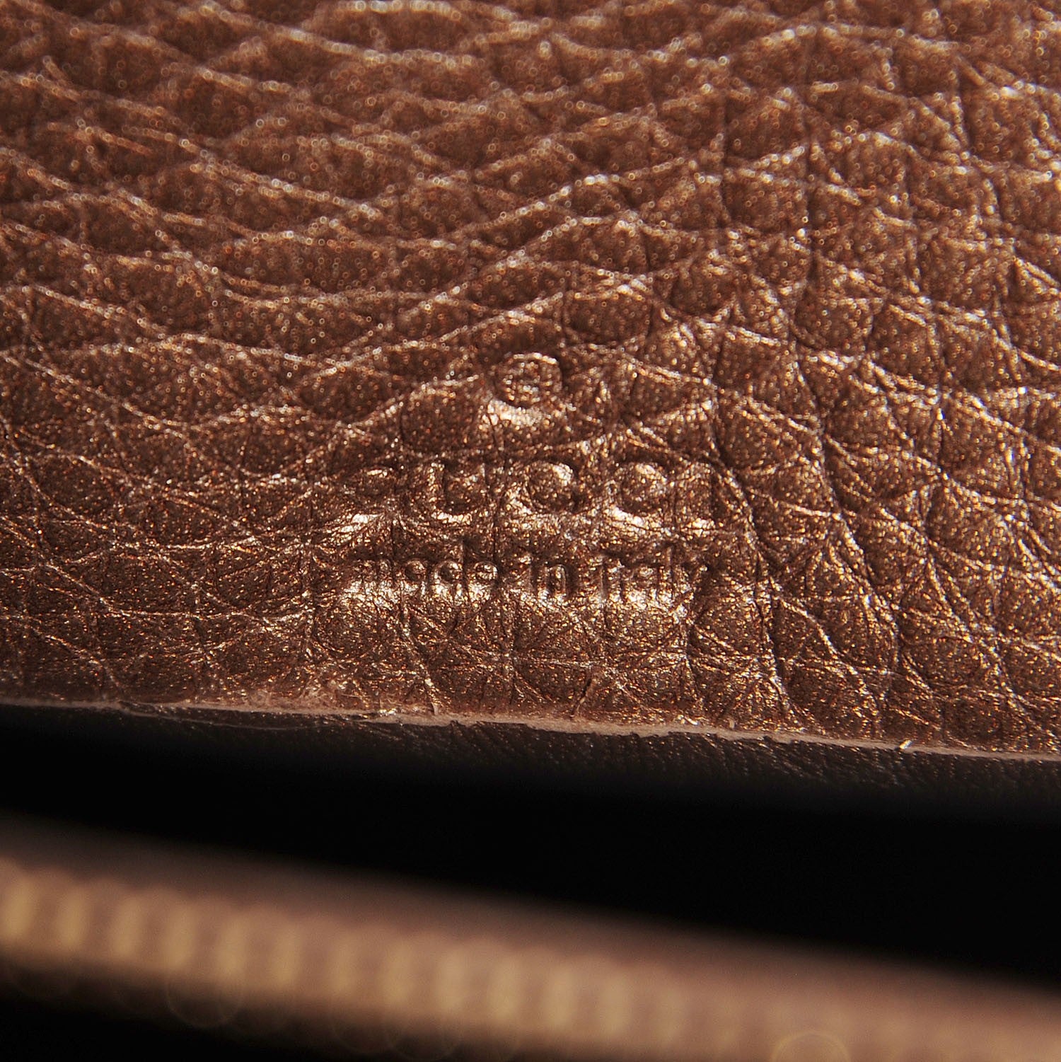 Gucci Metallic Python Soho Zip Around Wallet 6 of 8