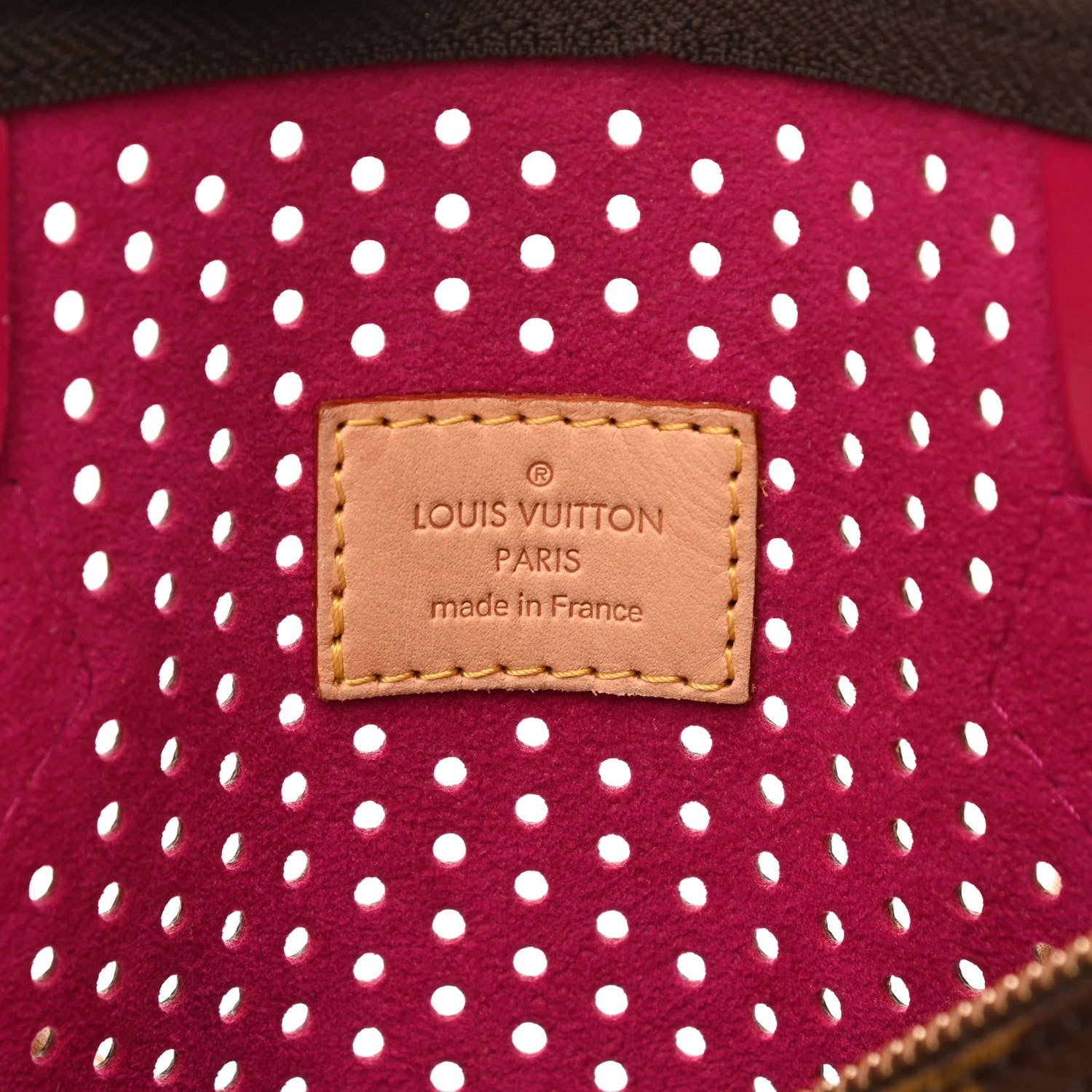 Louis Vuitton Monogram Perforated Speedy 30 Fuchsia 6 of 9