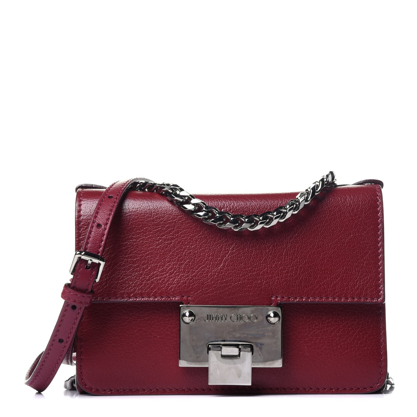 Soft Grainy Goatskin Mini Rebel Crossbody Pomerol