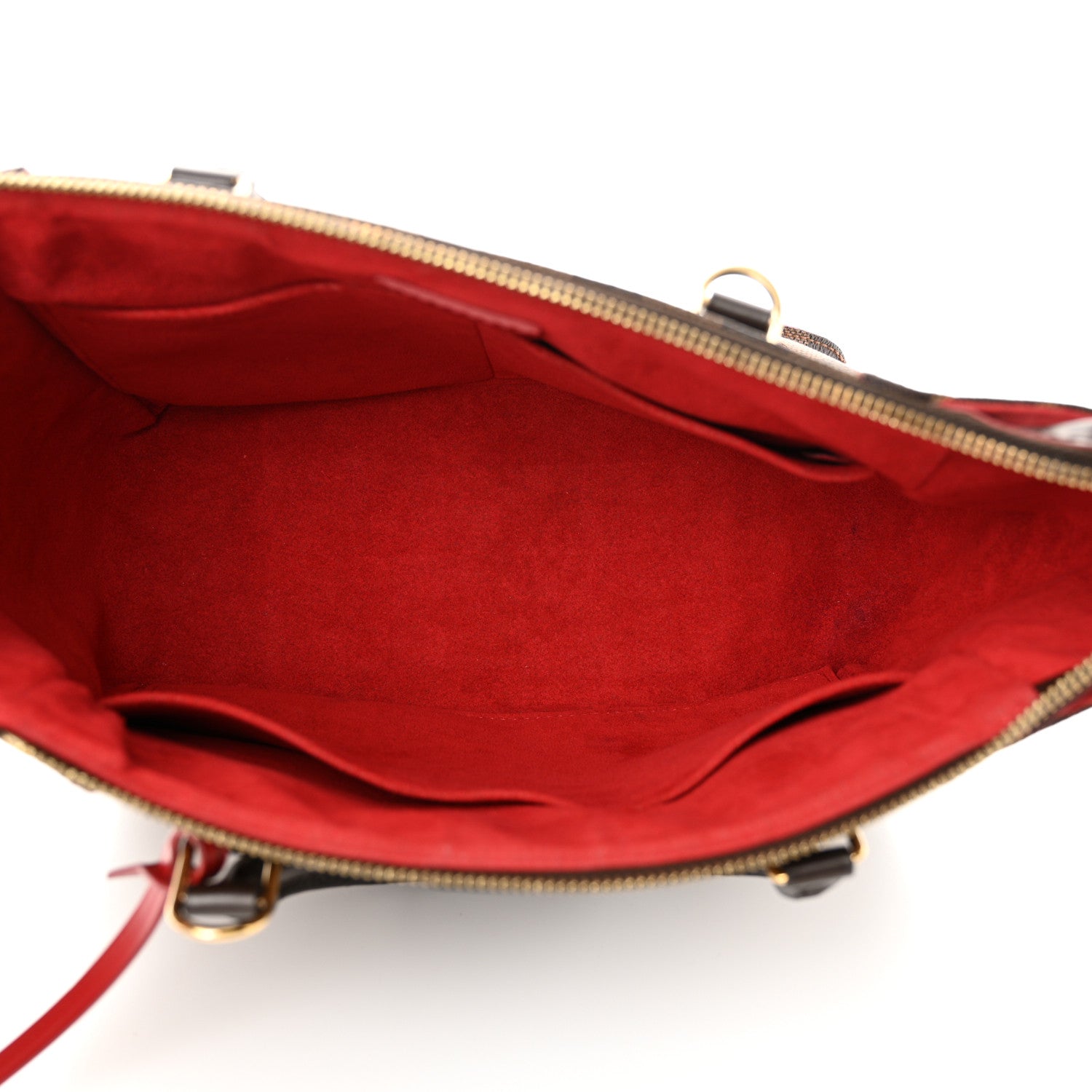 Louis Vuitton Damier Ebene Caissa Tote PM Cherry 5 of 11