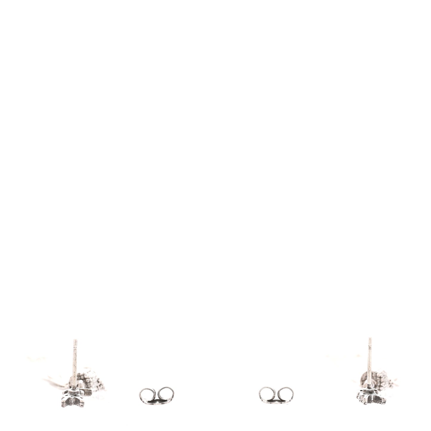 Metal Monogram Loulou Tassel Earrings Silver