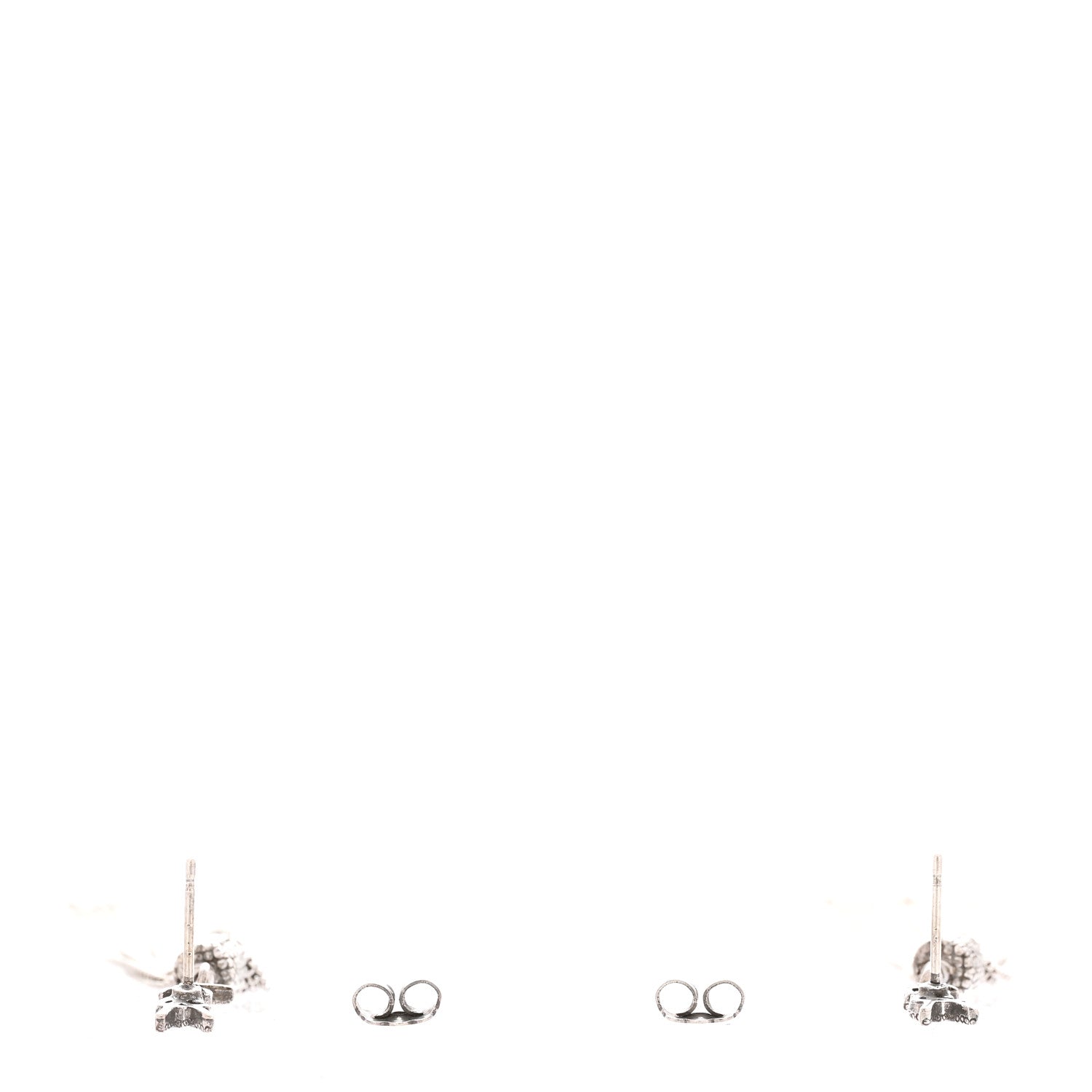 Saint Laurent Metal Monogram Loulou Tassel Earrings Silver 3 of 3