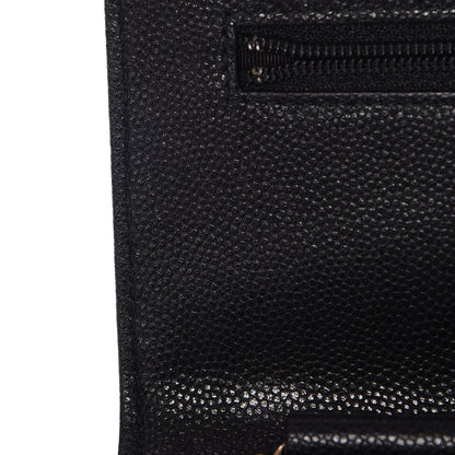 Chanel Caviar Quilted Golden Class Wallet On Chain WOC Black 6 of 9
