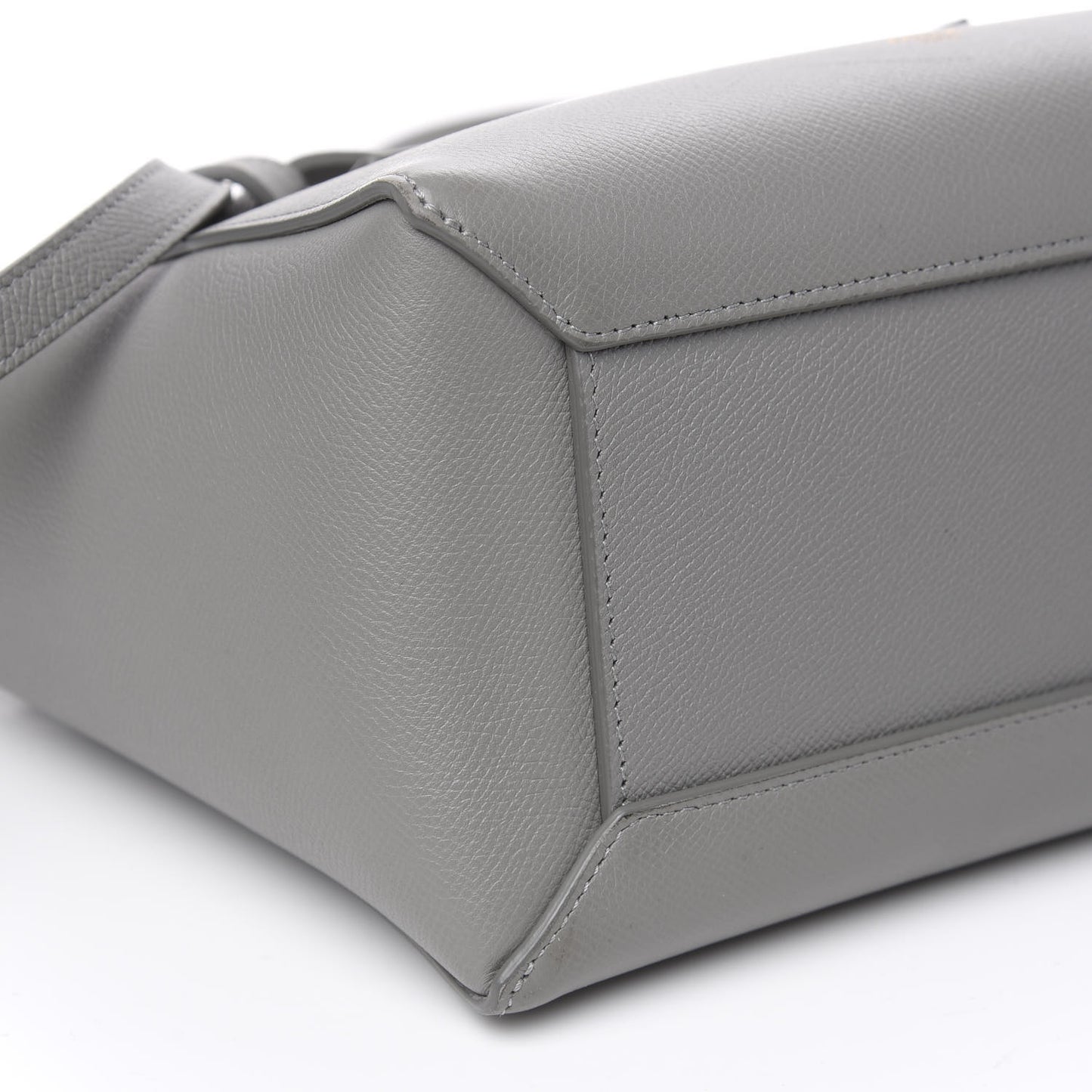 Grained Calfskin Micro Belt Bag Cloud