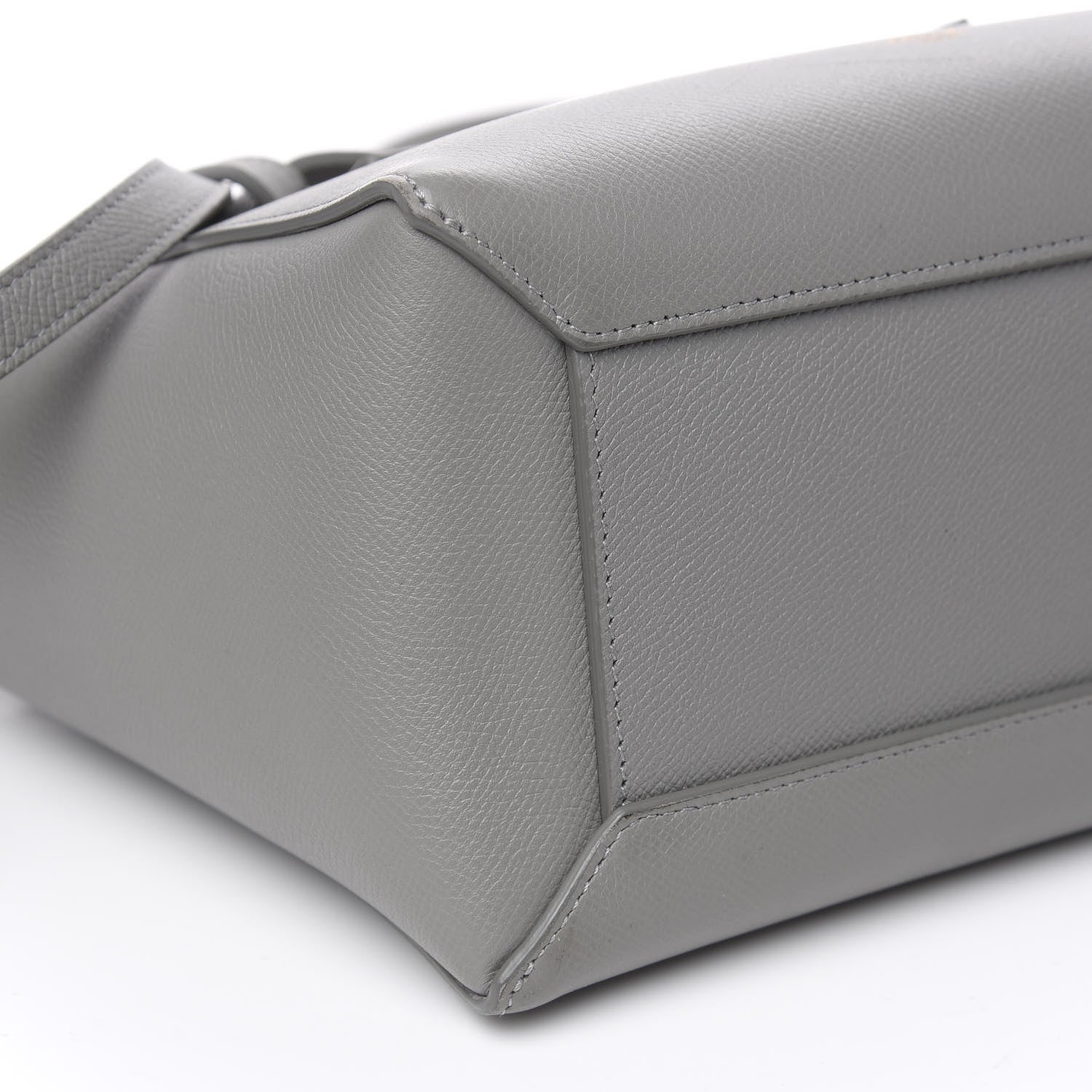 Celine Grained Calfskin Micro Belt Bag Cloud 7 of 10