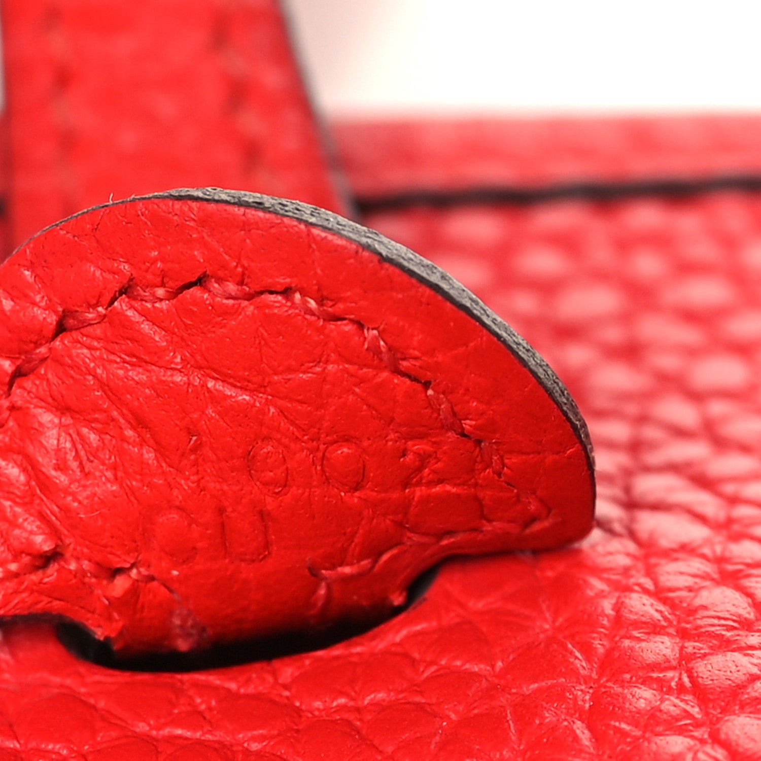 Hermes Taurillon Clemence Evelyne TPM Rouge Tomate 6 of 8